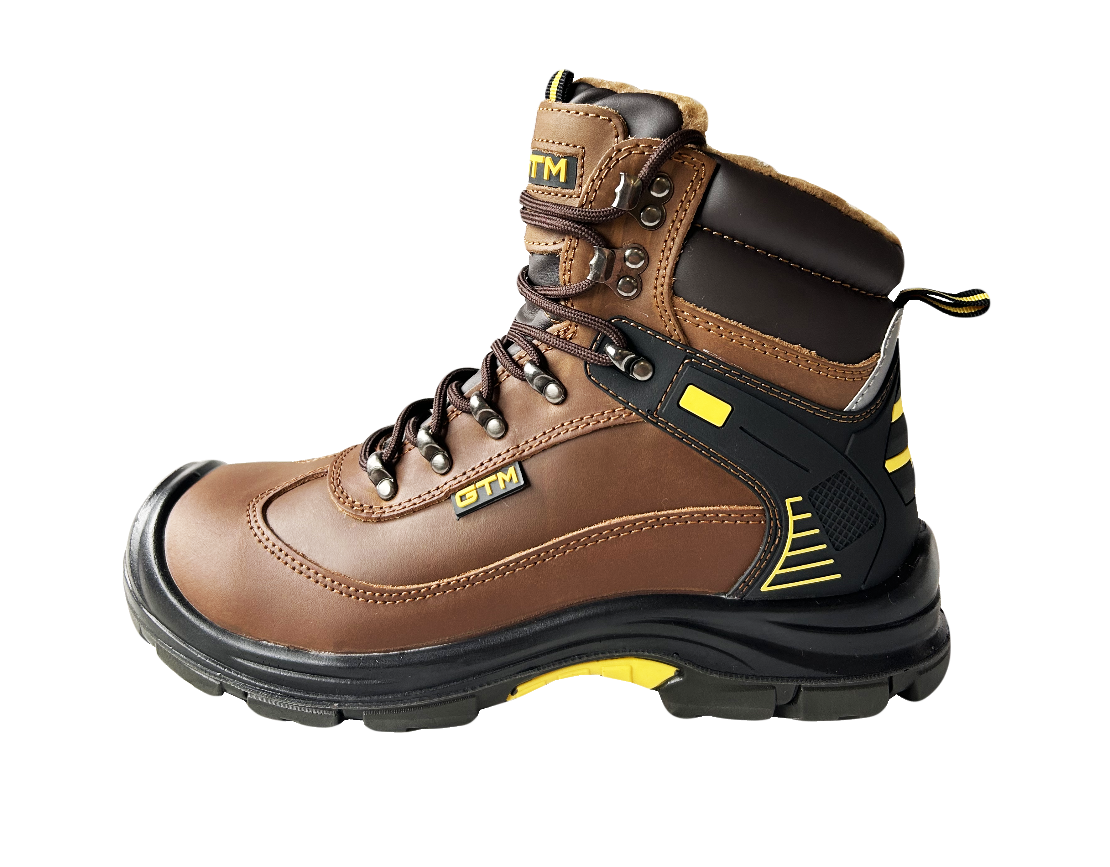 Черевики робочі утеплені р.42 композ.носок, шкіра коричневого кольору S1P SRC