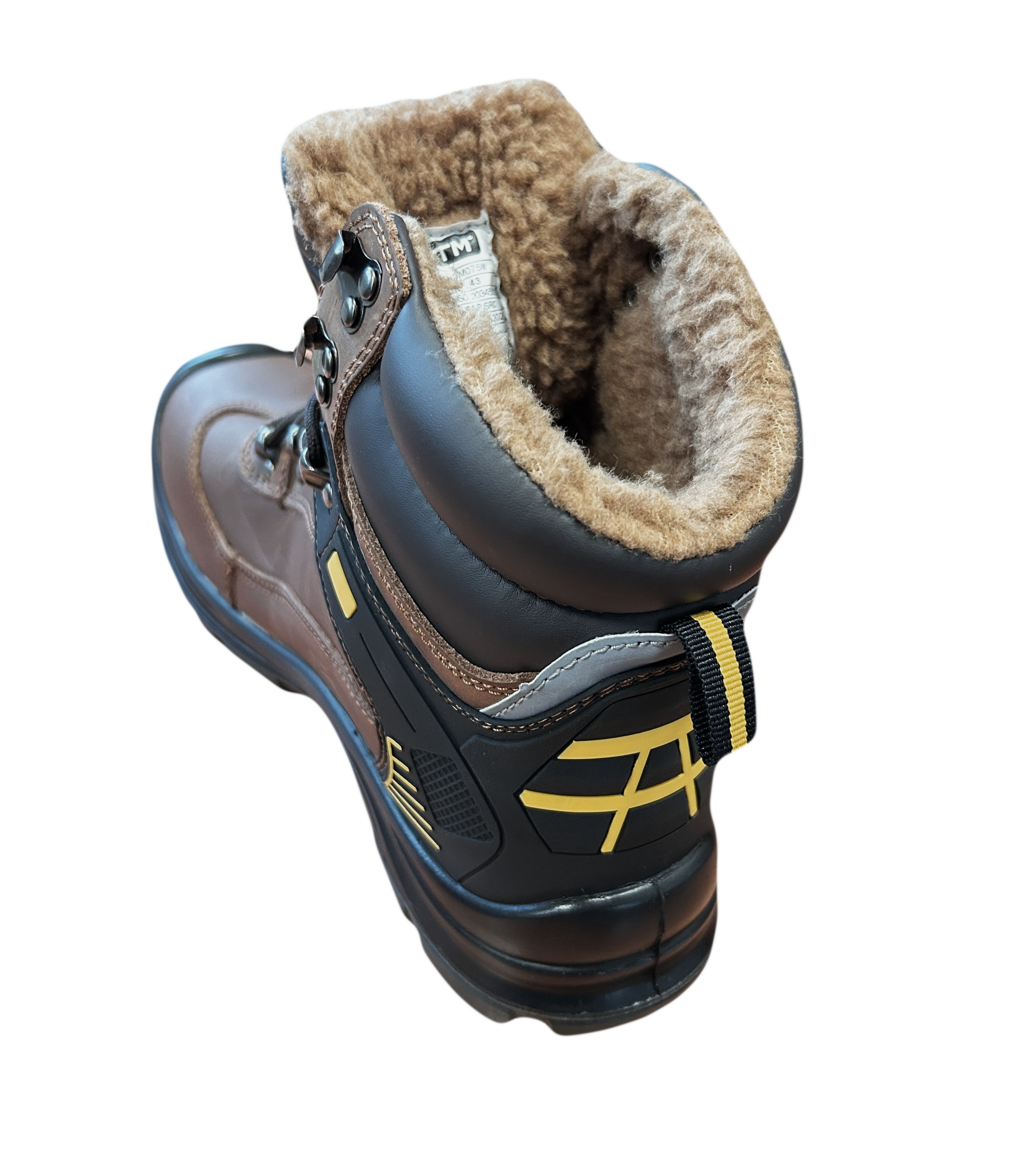 Черевики робочі утеплені р.42 композ.носок, шкіра коричневого кольору S1P SRC