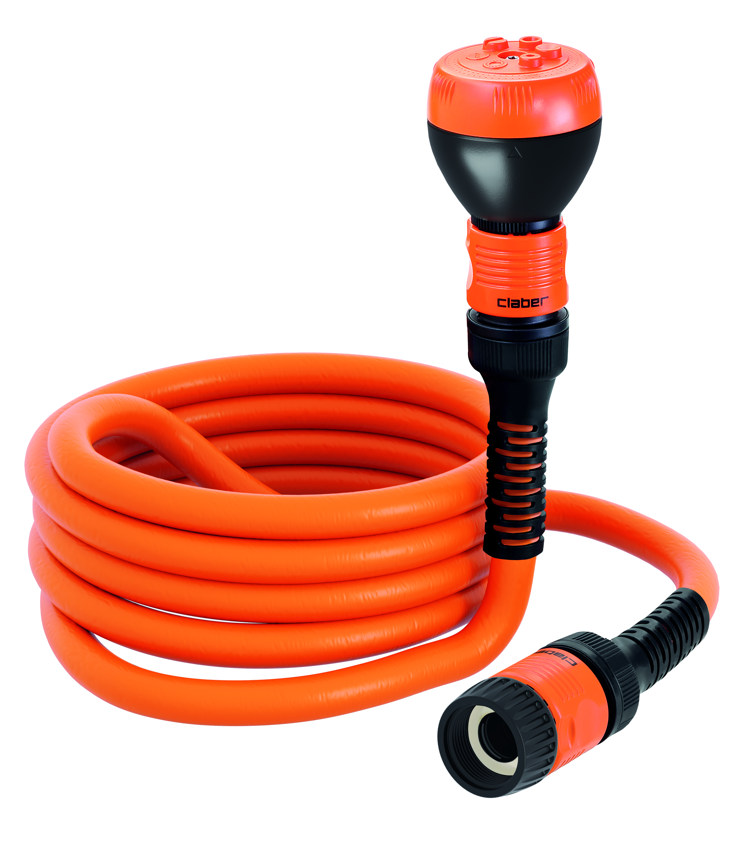 Шланг поливальний пружинний 1/2" TWIDDY 15м, з конекторами і розпилювачем