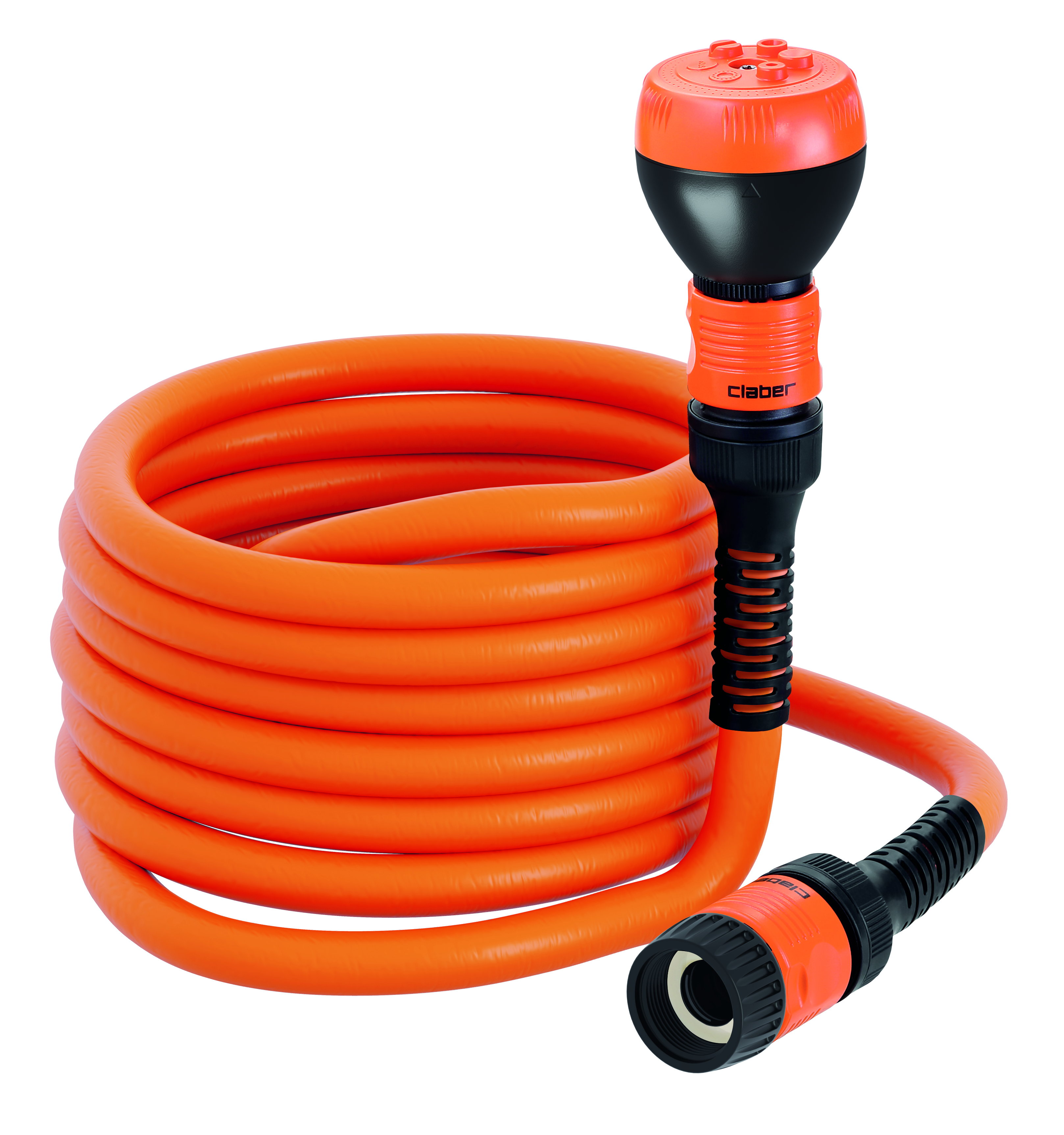 Шланг поливальний пружинний 1/2" TWIDDY 25м, з конекторами і розпилювачем