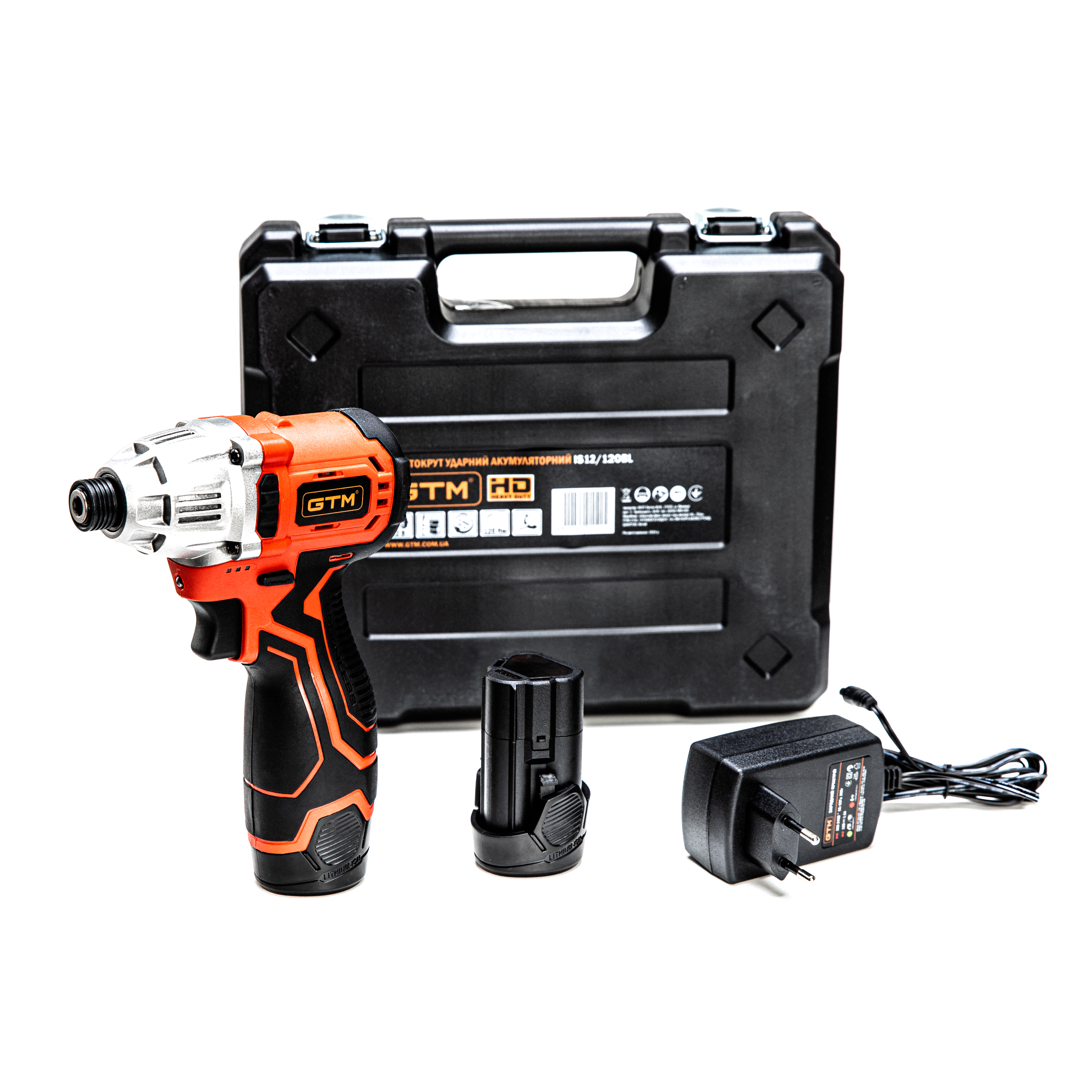 Гвинтокрут ударний акум. (Impact) IS12/120BL, 12В, 120Нм, 0-3000 об/хв, +акум.2Аг-2шт, зарядний пристрій Гвинтокрут ударний акум. (Impact) IS12/120BL, 12В, 120Нм, 0-3000 об/хв, +акум.2Аг-2шт, зарядний пристрій