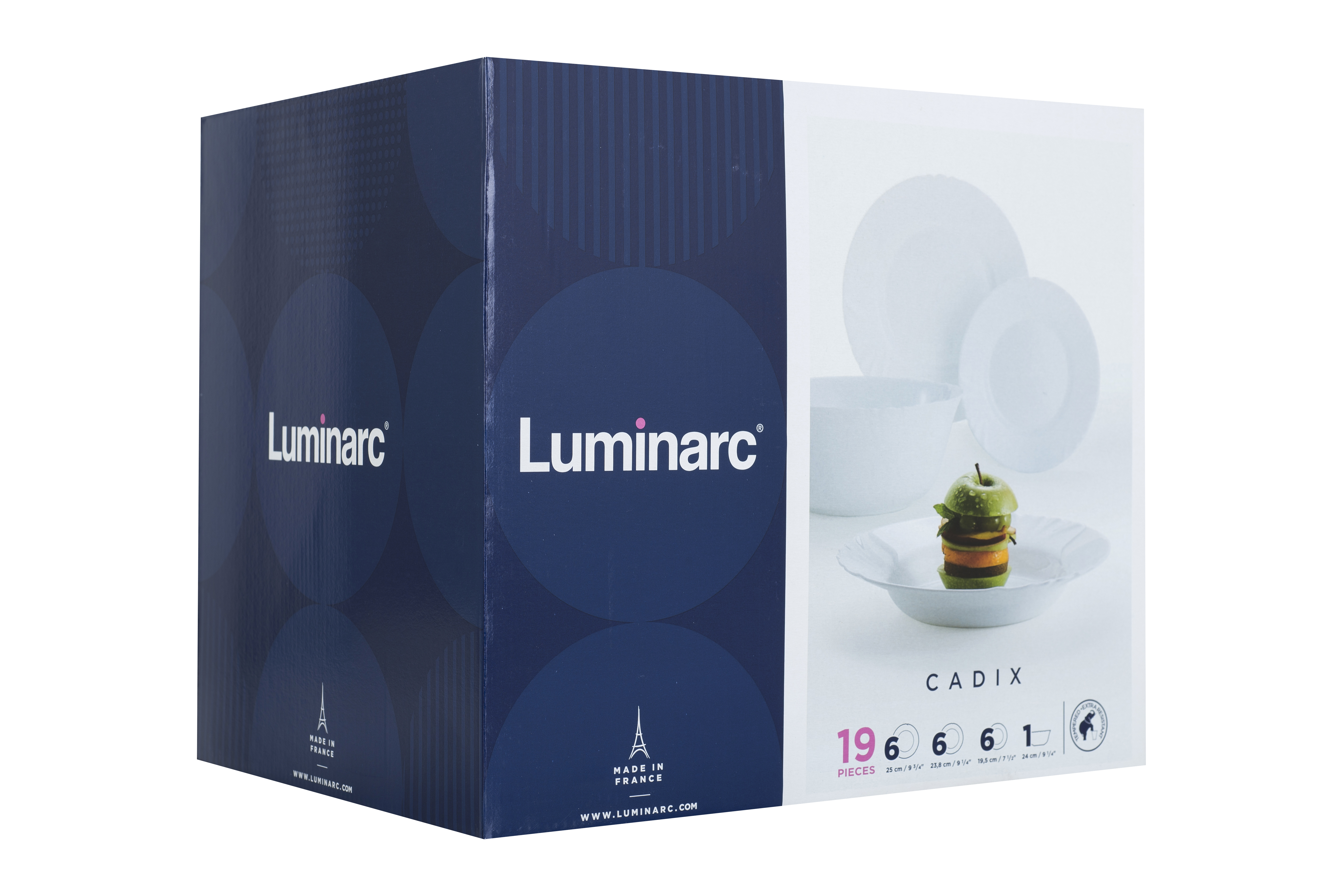 Сервіз столовий LUMINARC CADIX, 19 предметів (6225616)