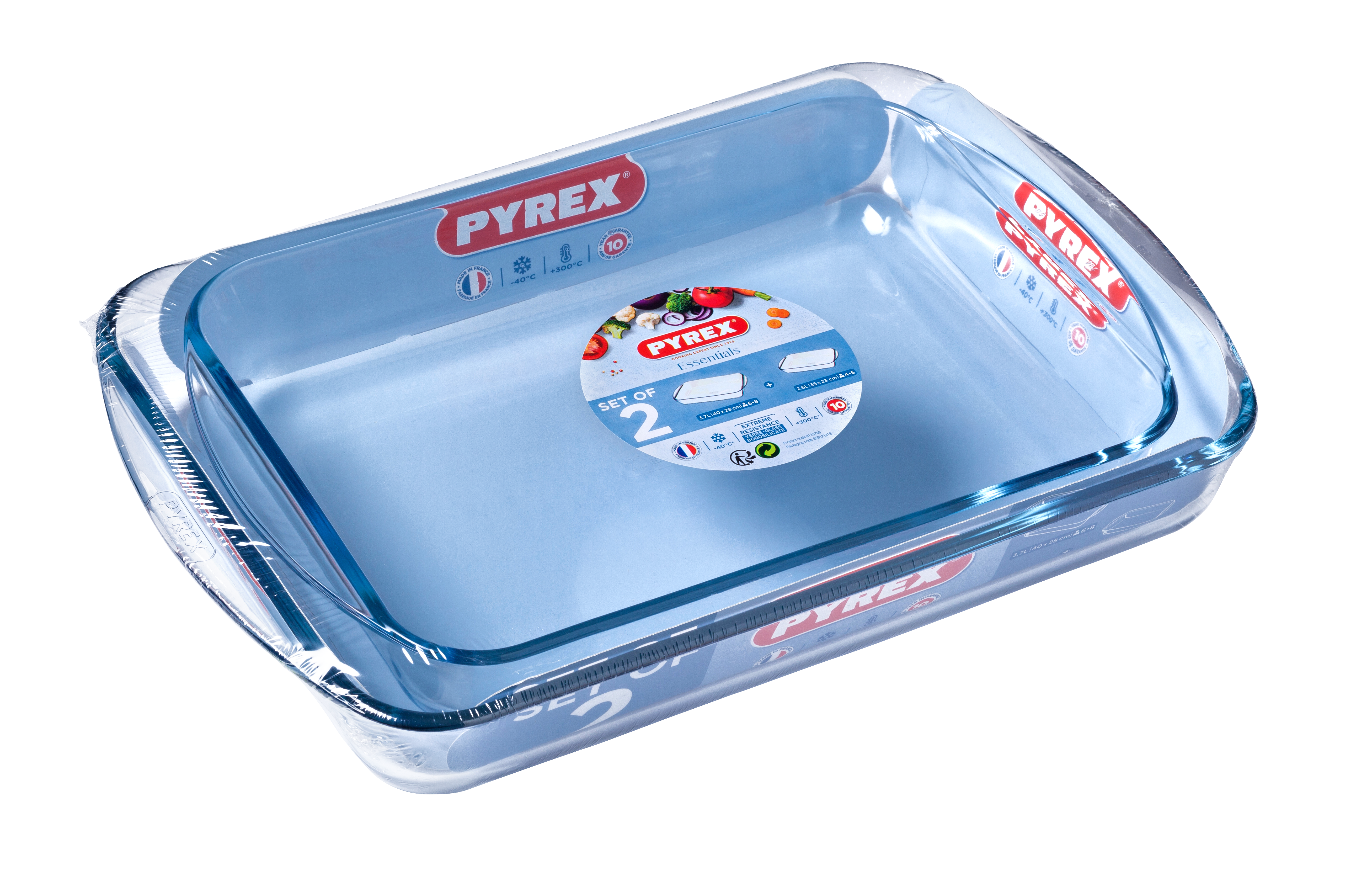 Набір форм для запікання PYREX ESSENTIALS, 2 шт (6308105)