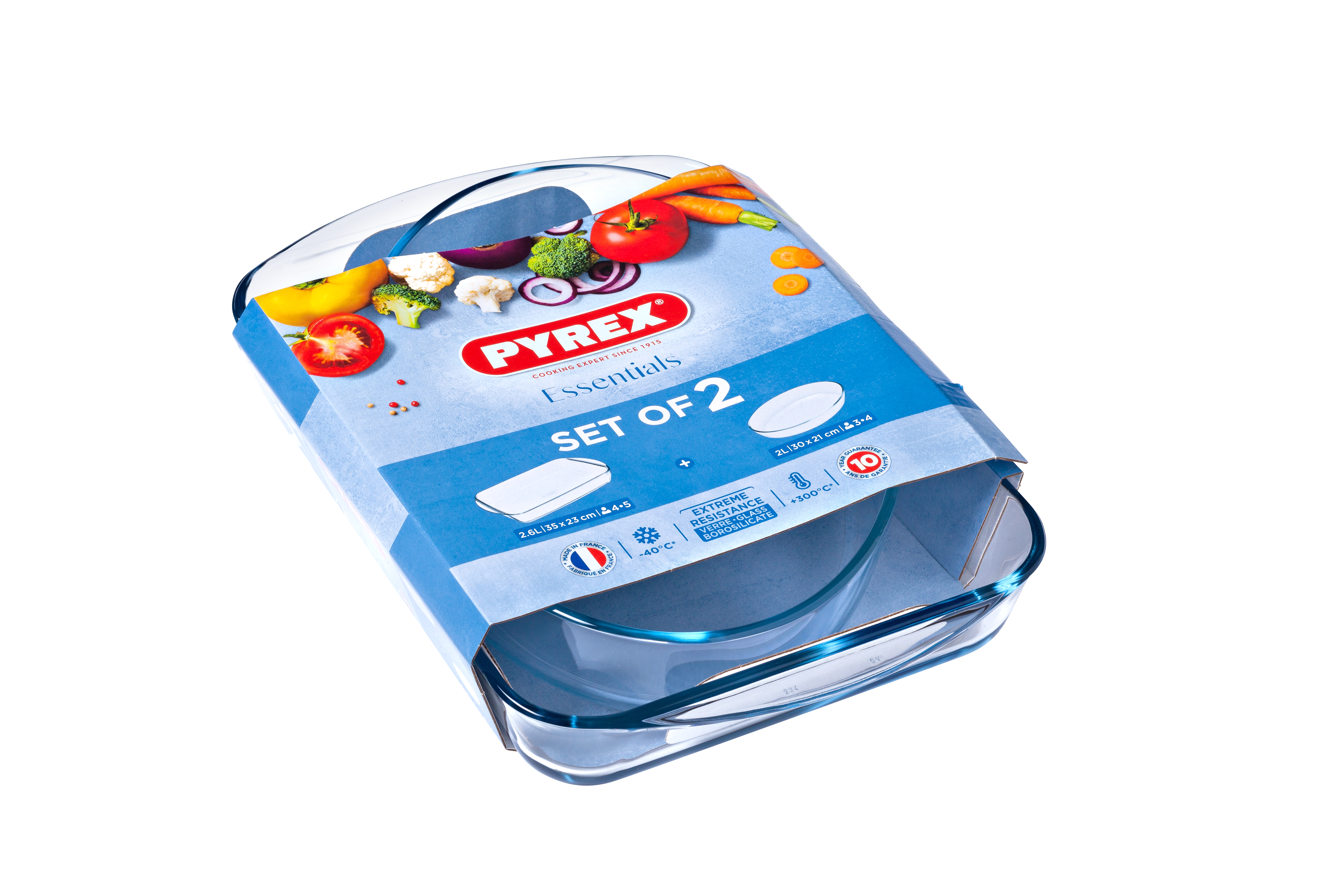 Набір форм для запікання PYREX ESSENTIALS, 2 шт (6308107)