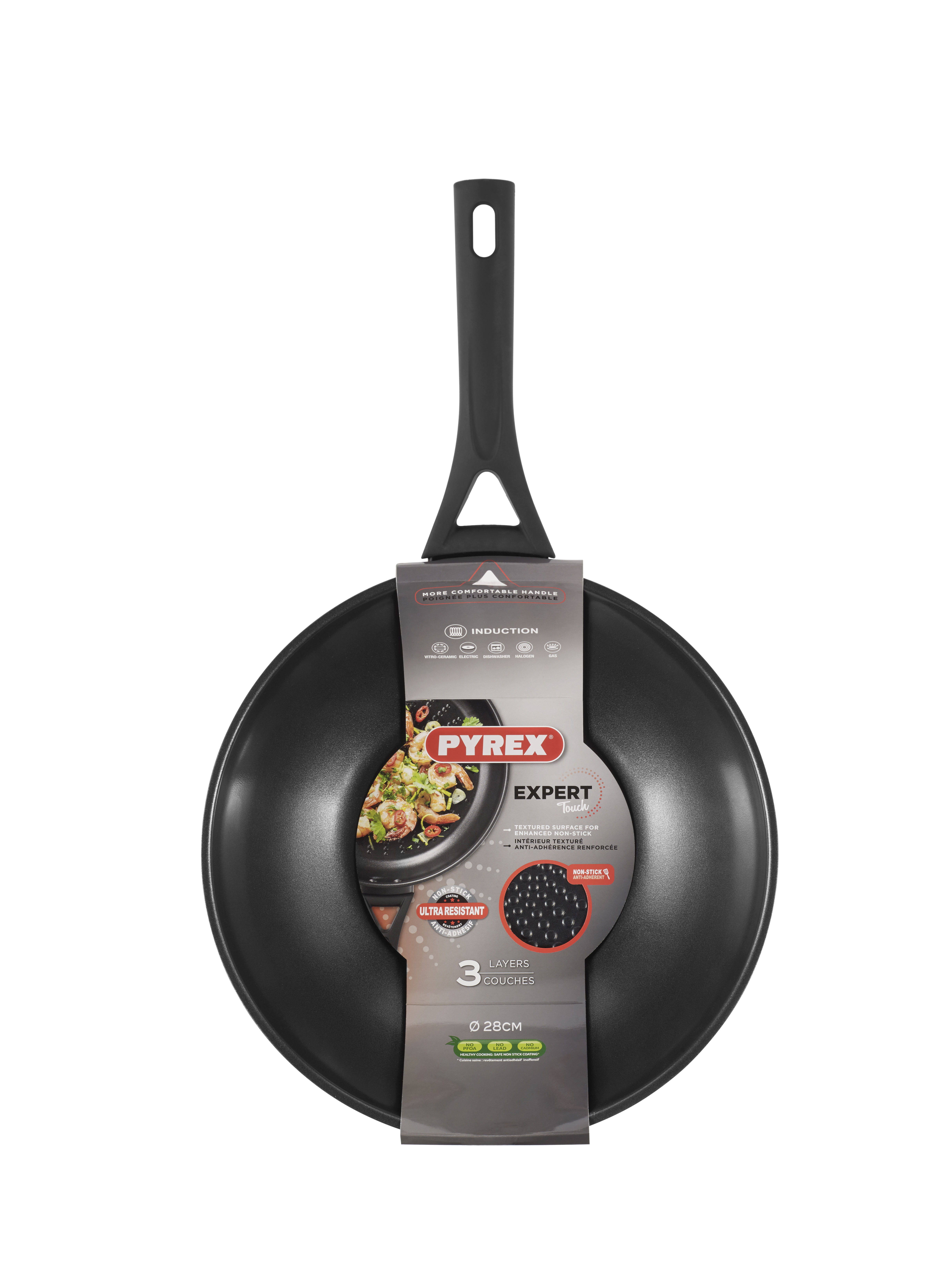 Сковорода WOK PYREX EXPERT Touch 28 см (6334092)