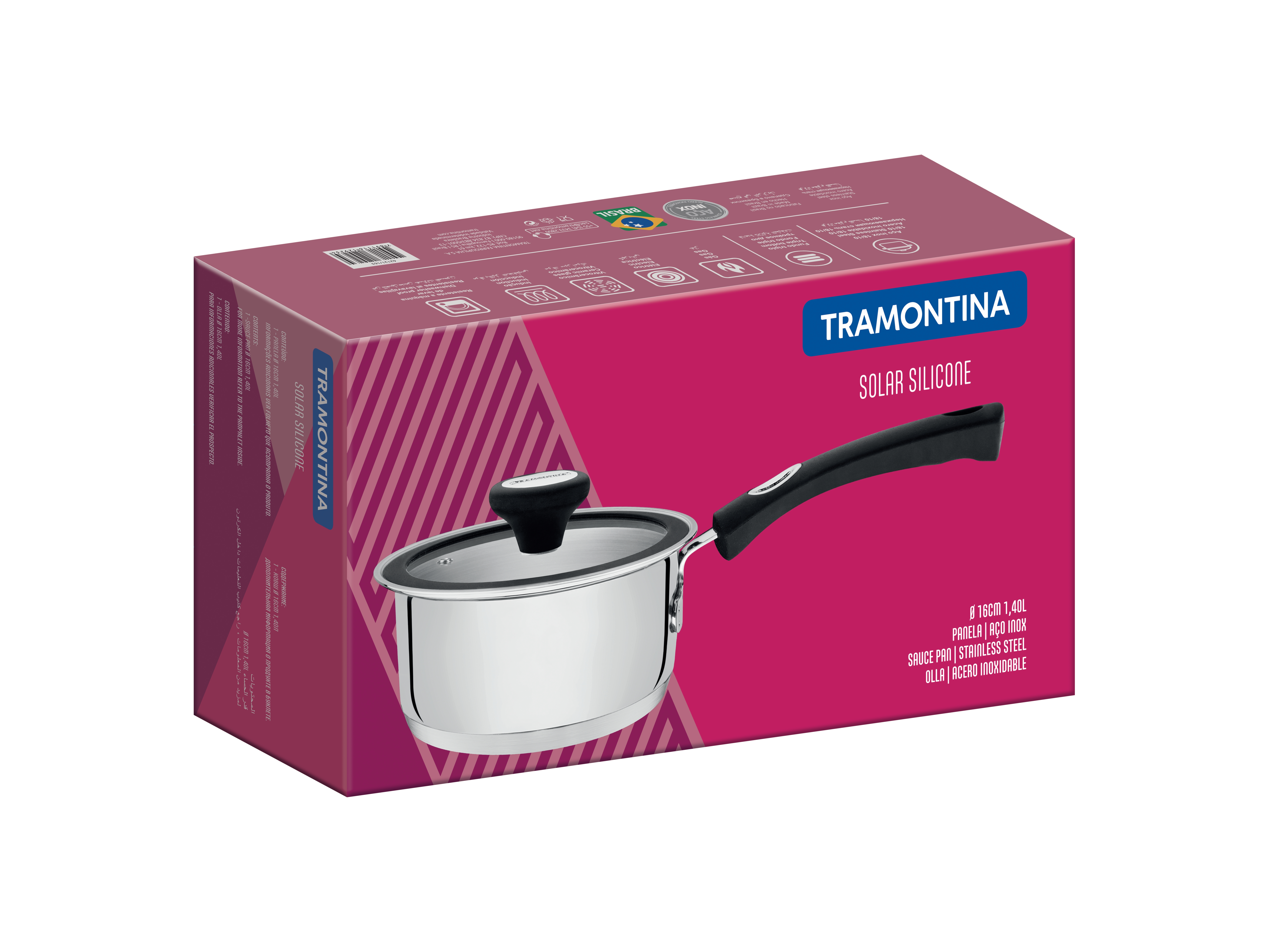 Ківш TRAMONTINA Solar silicone (1.4 л) 16 см (6358927)