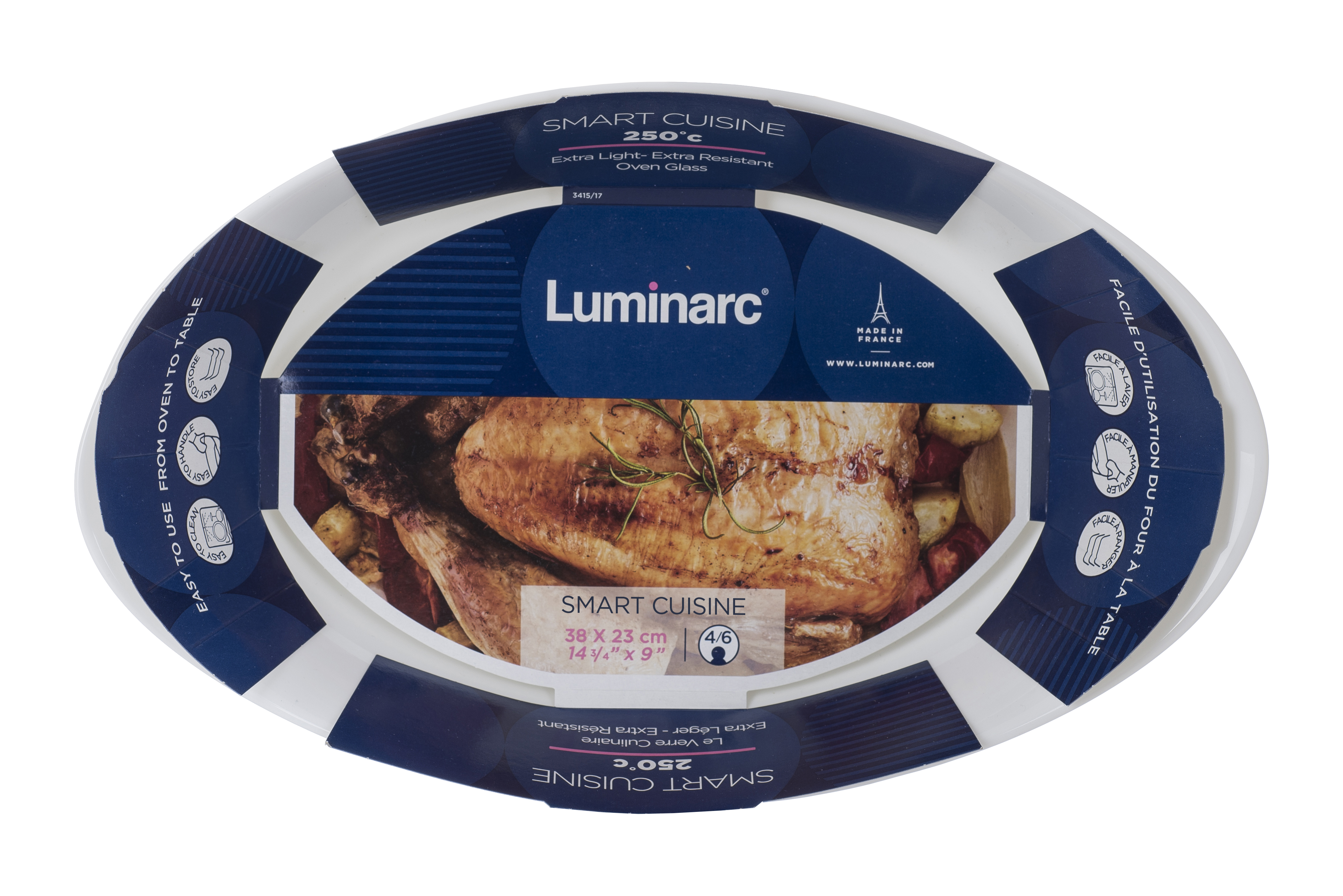 Форма для запікання LUMINARC SMART CARINE, 38х23 см (6392931)