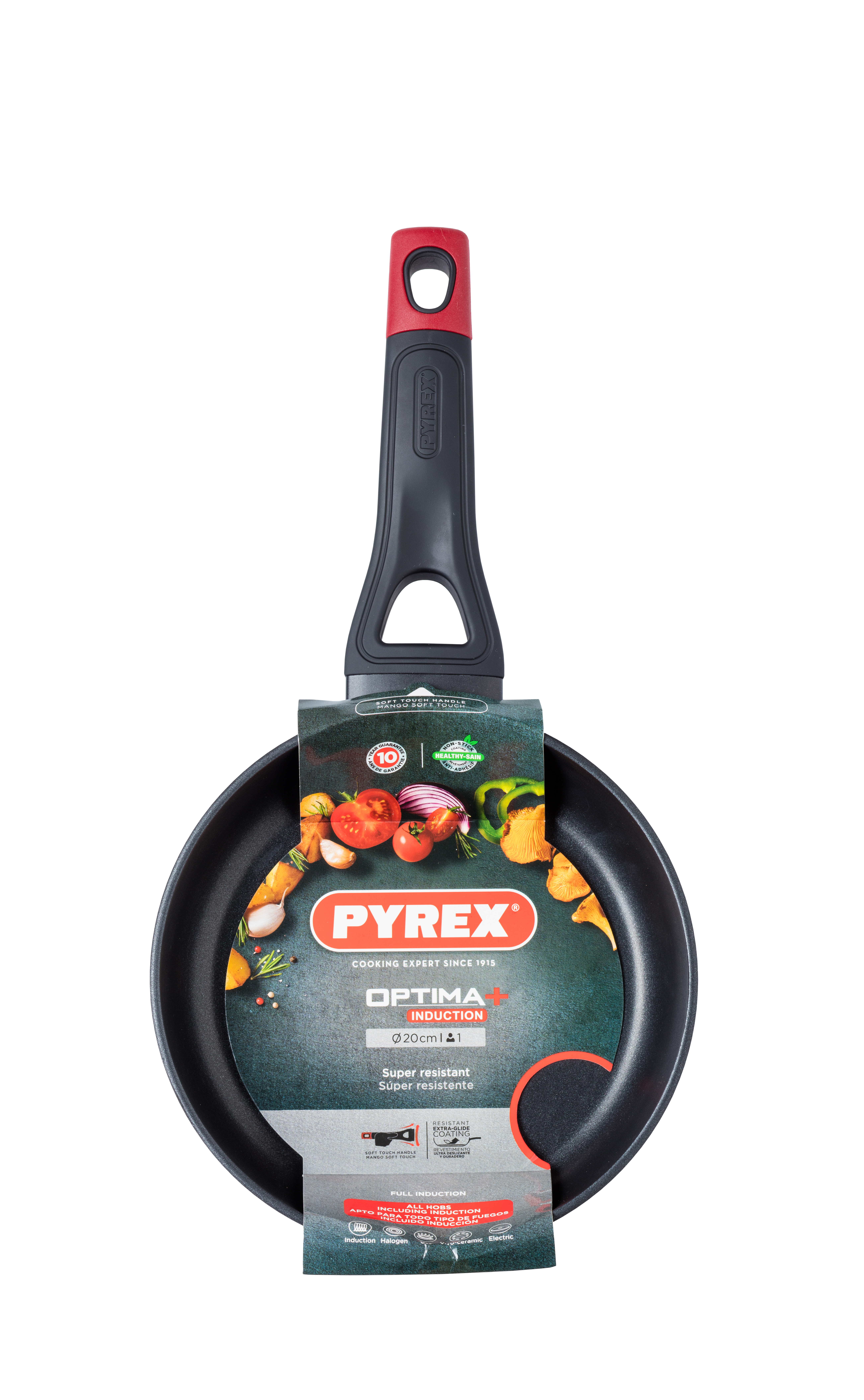 Сковорода PYREX OPTIMA+ 20 см, класична (6489670)