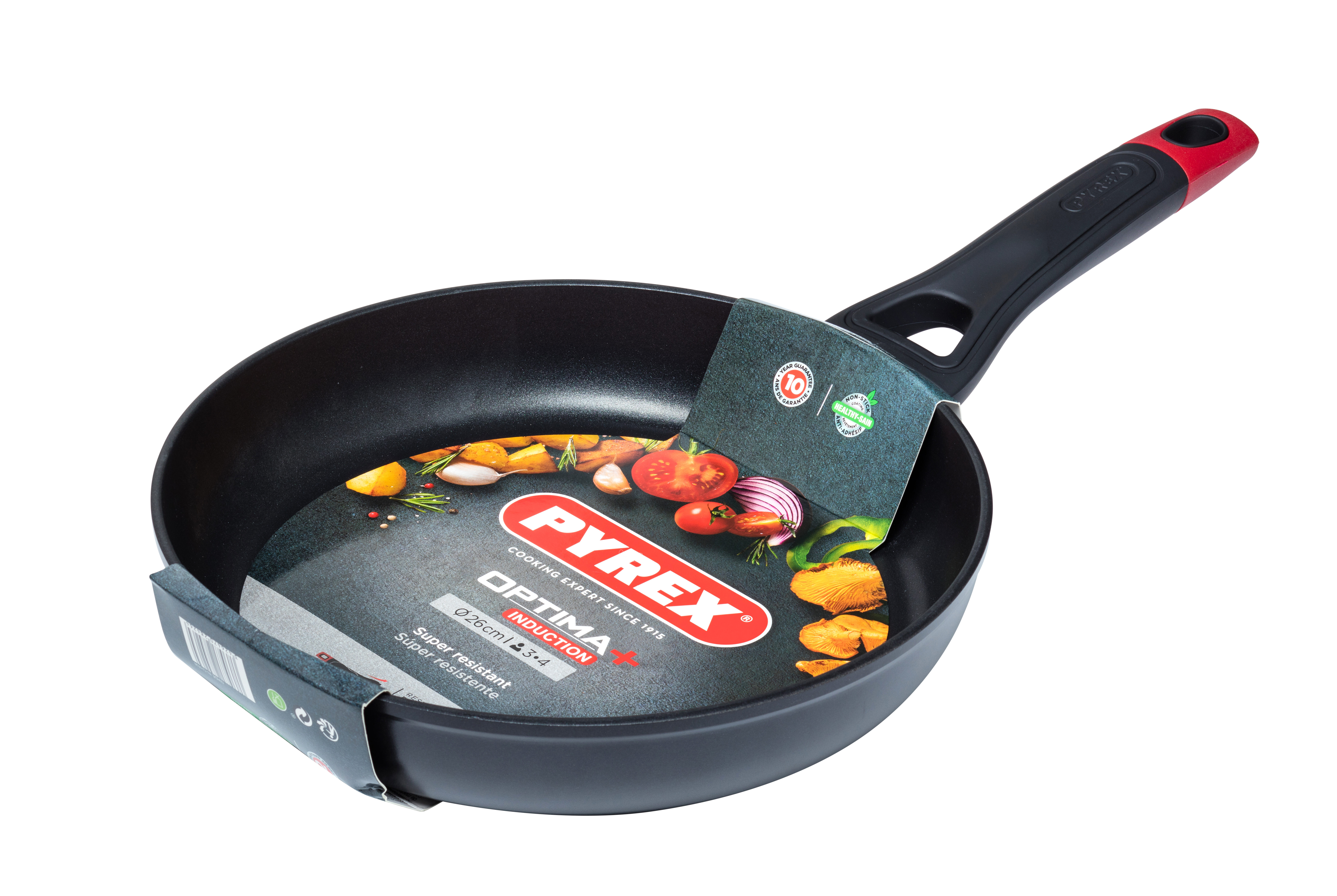 Сковорода PYREX OPTIMA+ 26 см, класична (6489673)
