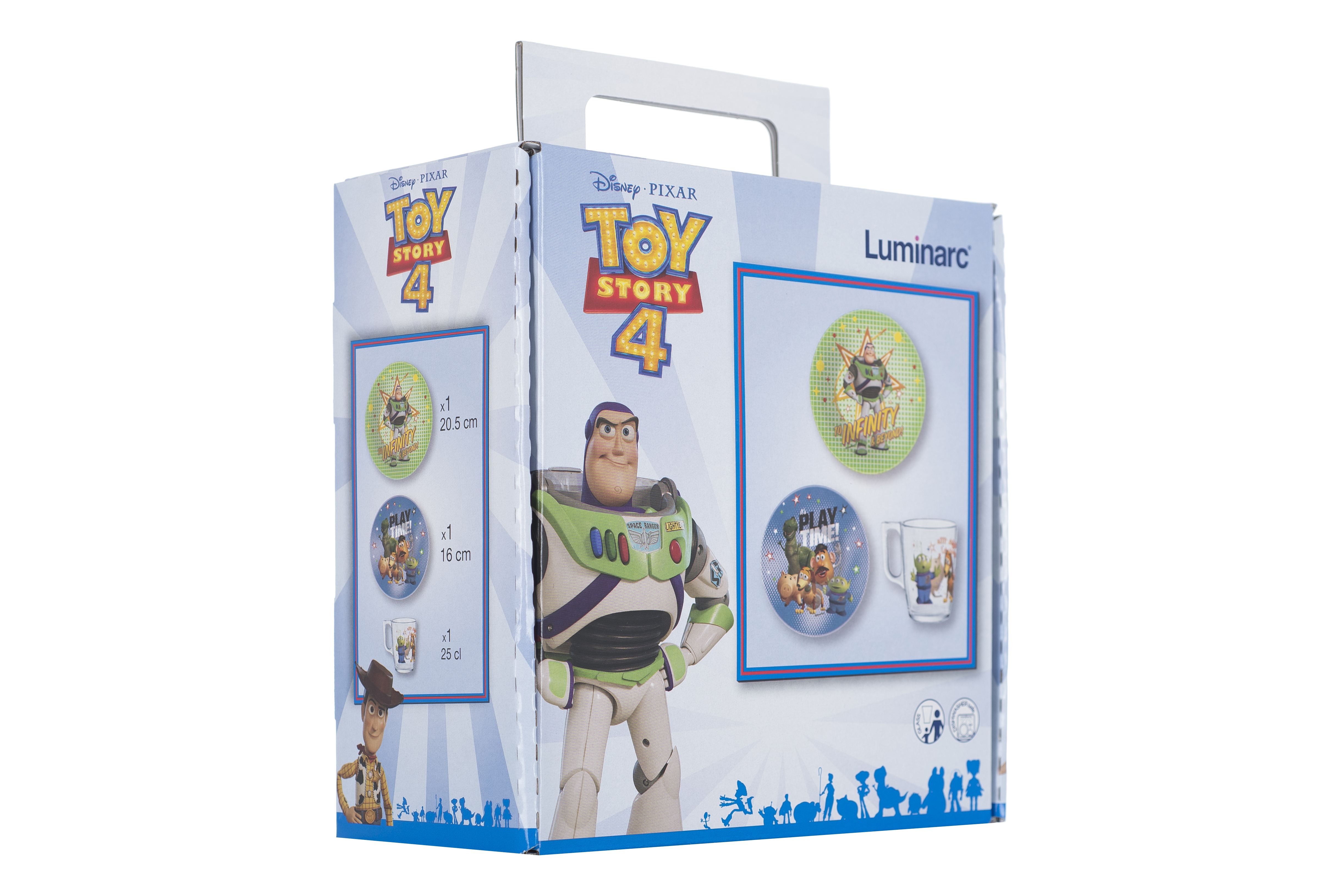 Набір дитячий Luminarc Disney Toy Story, 3 предмети (6517360)