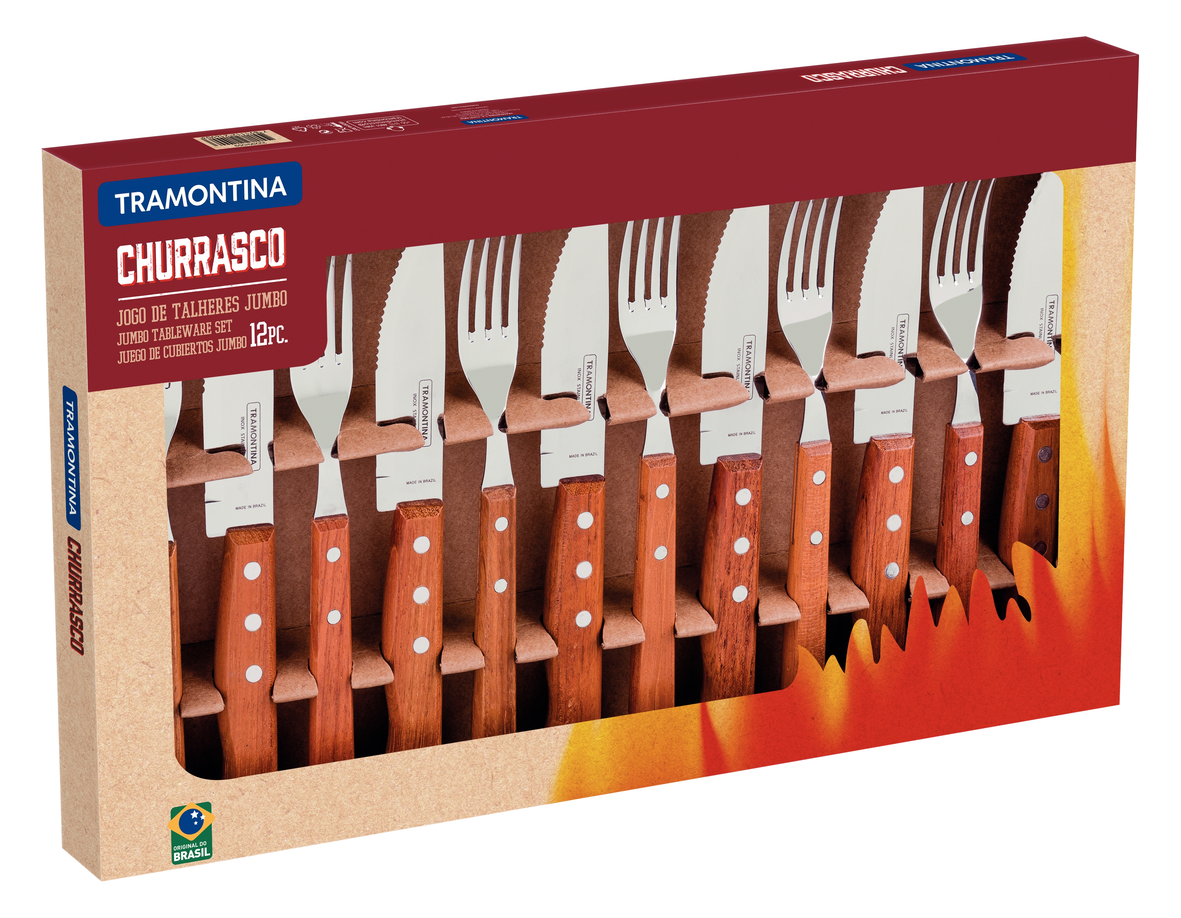 Набір приборів для гриля TRAMONTINA Barbecue, 12 предметів (6584598)