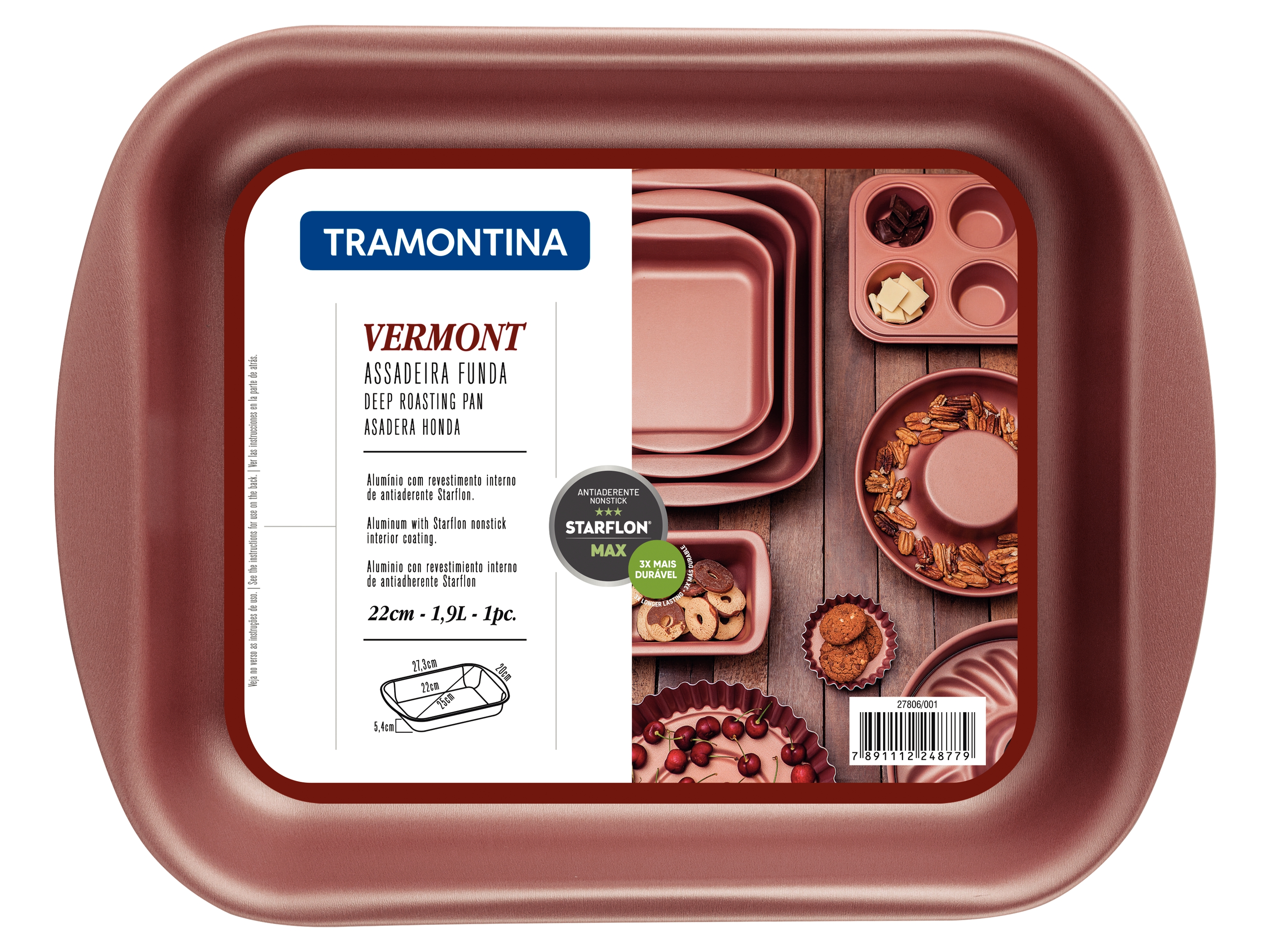 Форма Tramontina Vermont, 27.3x20x5.4 см (6710787)