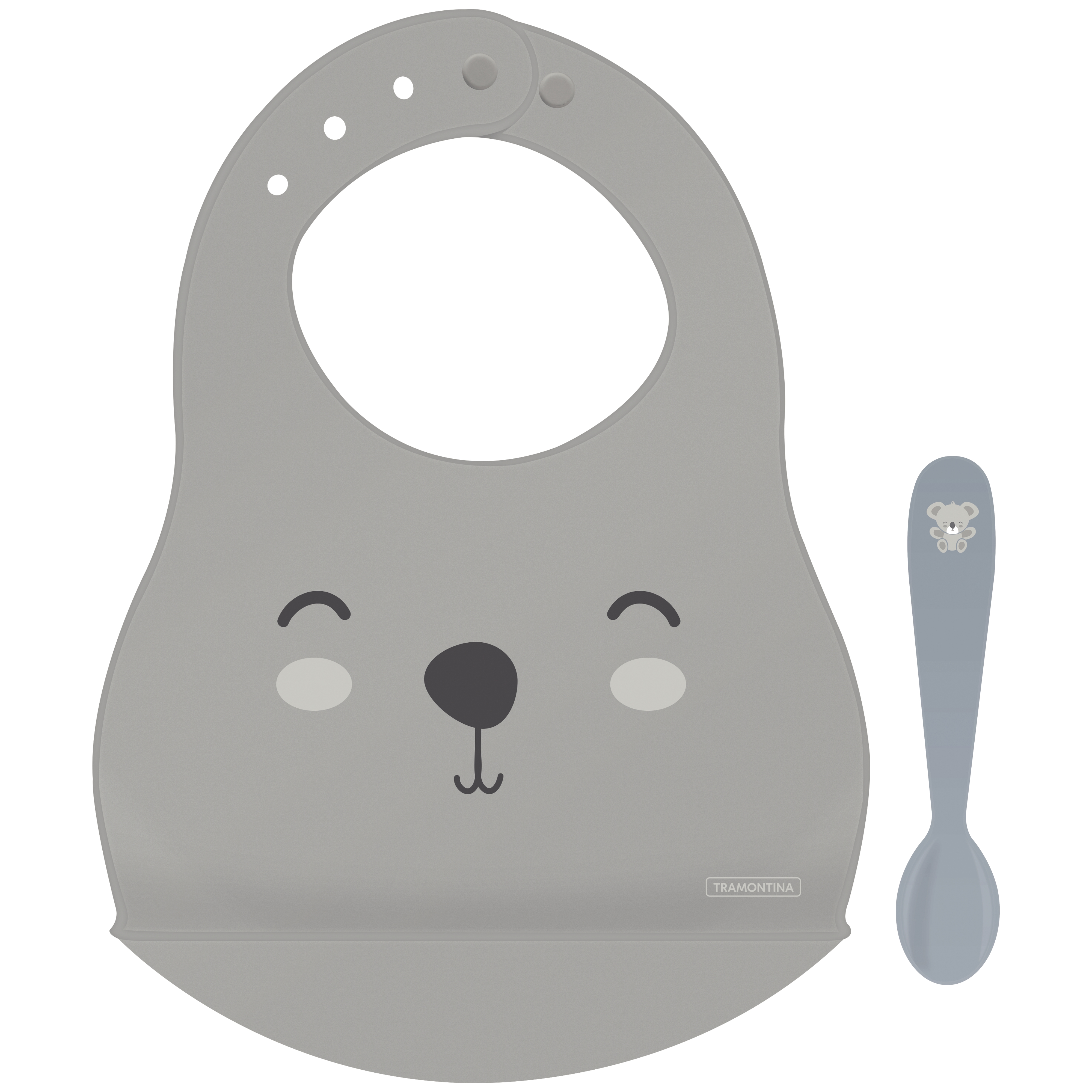 Дитячий набір Tramontina Baby Le Petit gray, 2 предмети (6710904)