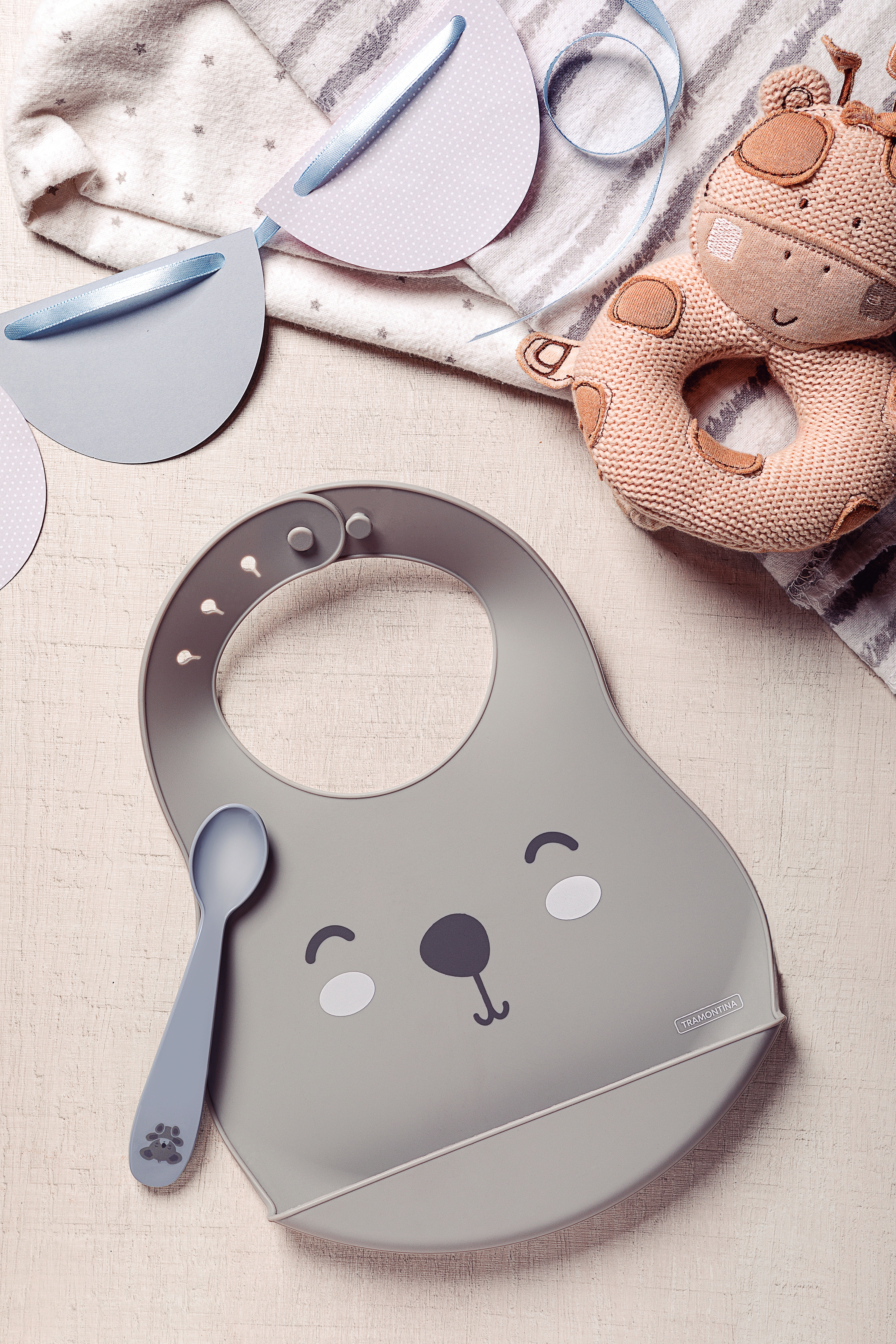Дитячий набір Tramontina Baby Le Petit gray, 2 предмети (6710904)