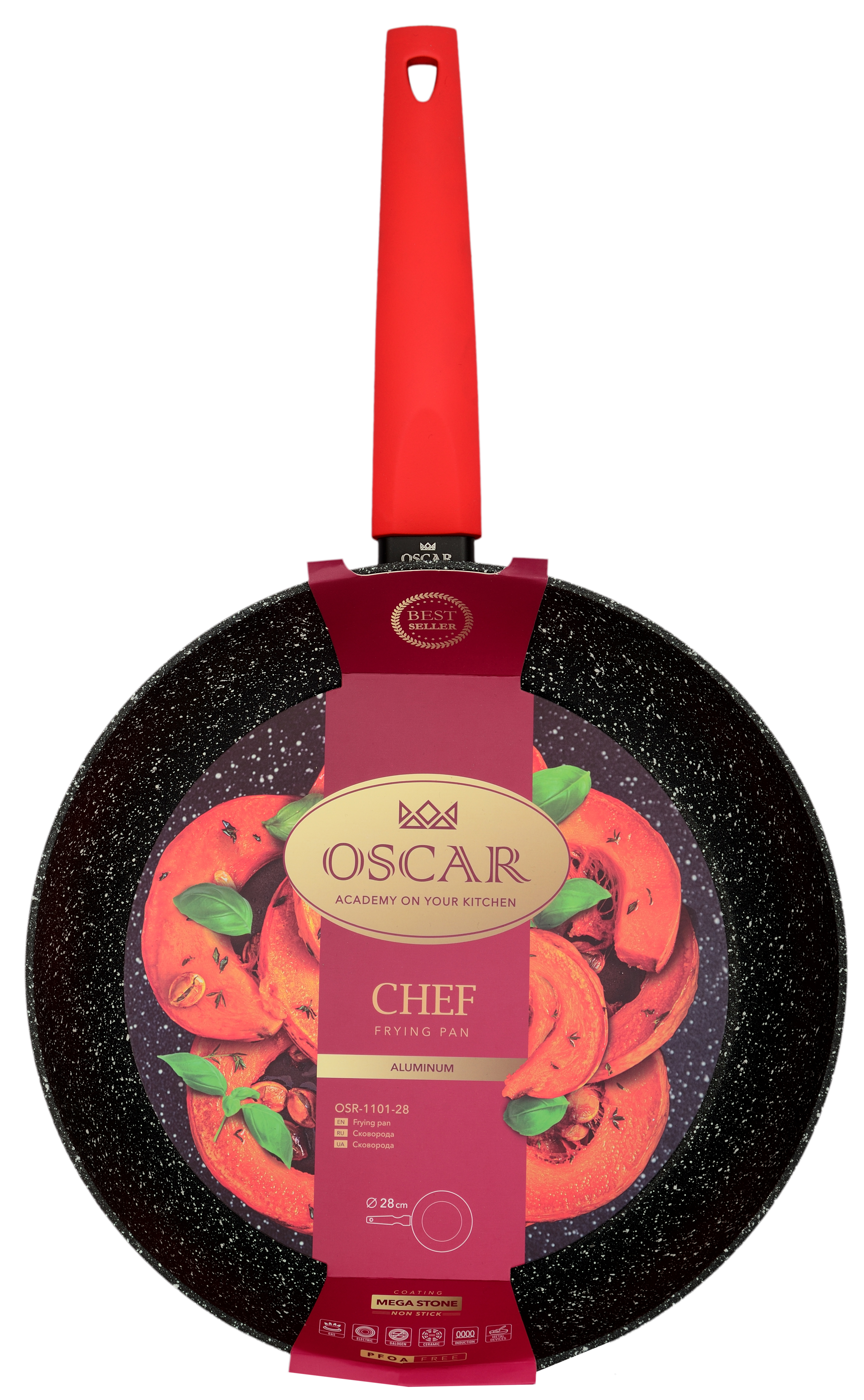 Сковорода Oscar Chef, 28 см (6638047)
