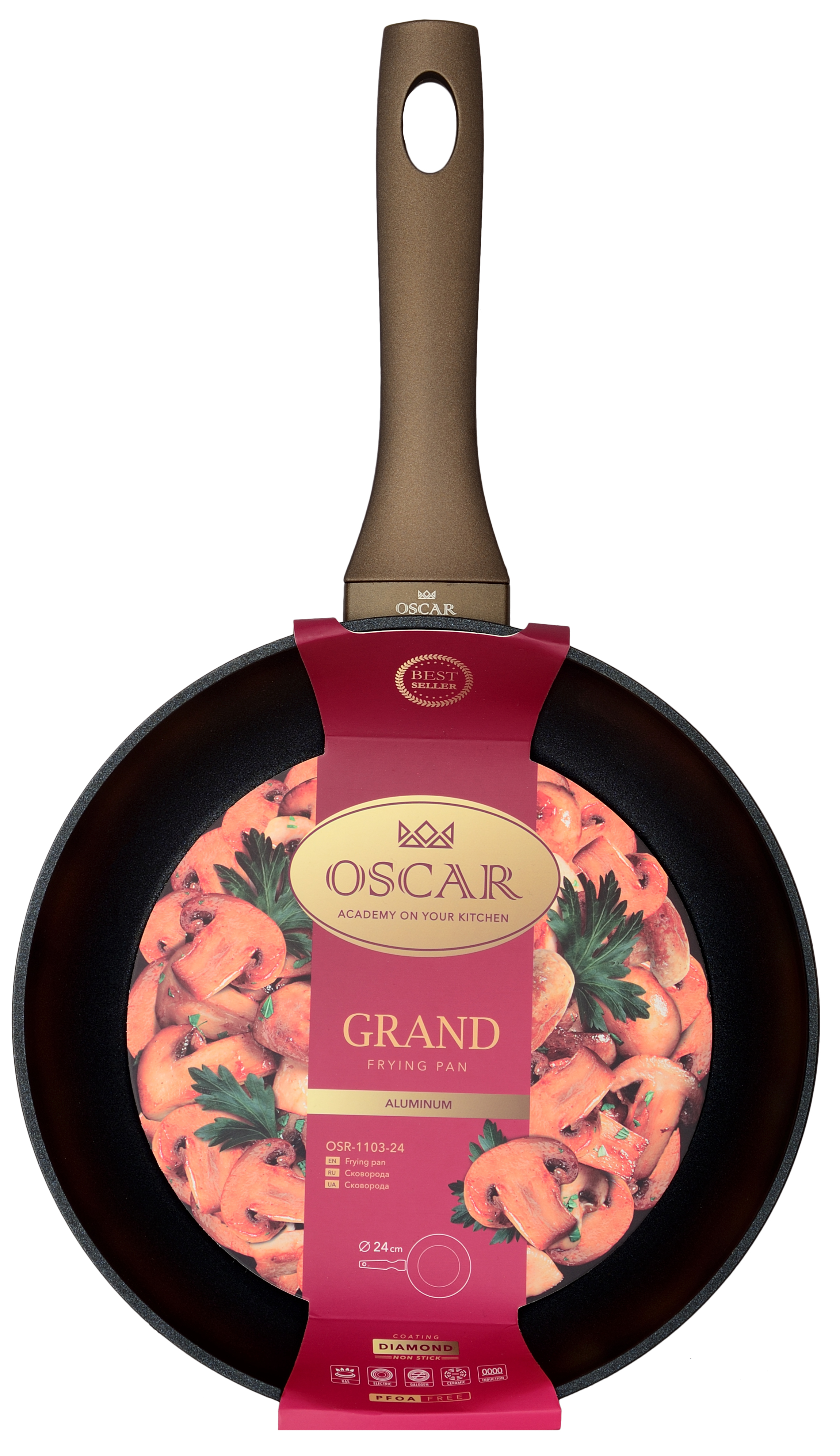 Сковорода Oscar Grand, 24 см (6673315)