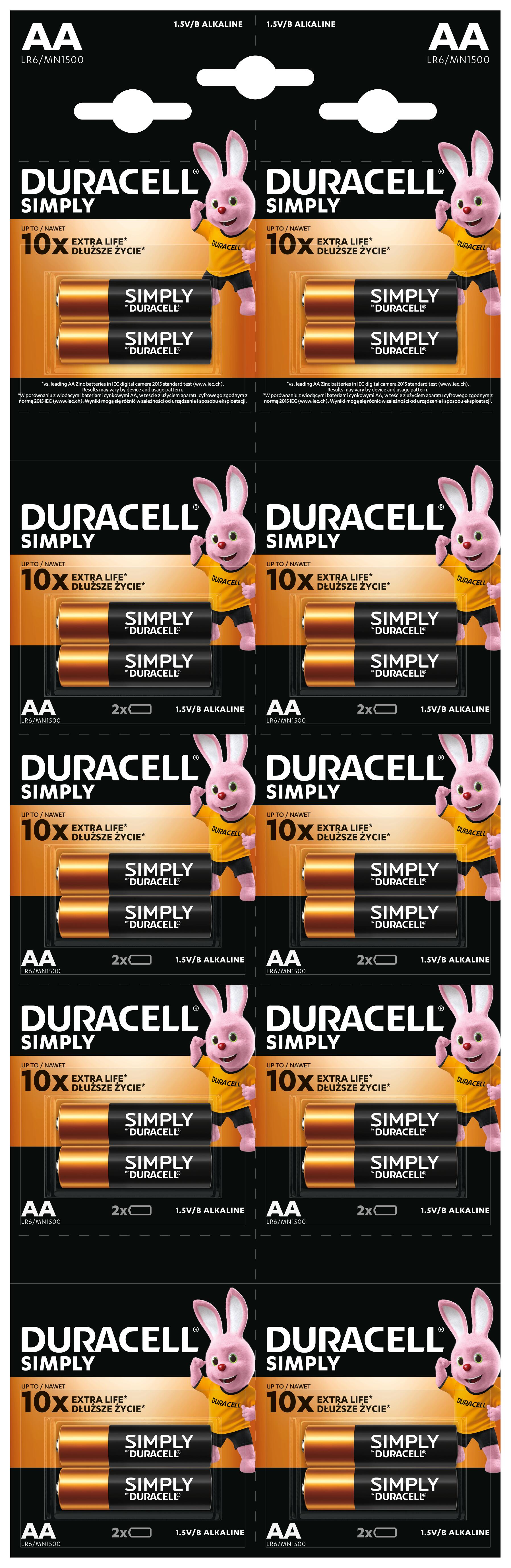 Батарейка DURACELL LR06 MN1500 уп. 1х2 шт. відривна (плакат 2х10) (6768607) Батарейка DURACELL LR06 MN1500 уп. 1х2 шт. відривна (плакат 2х10) (6768607)