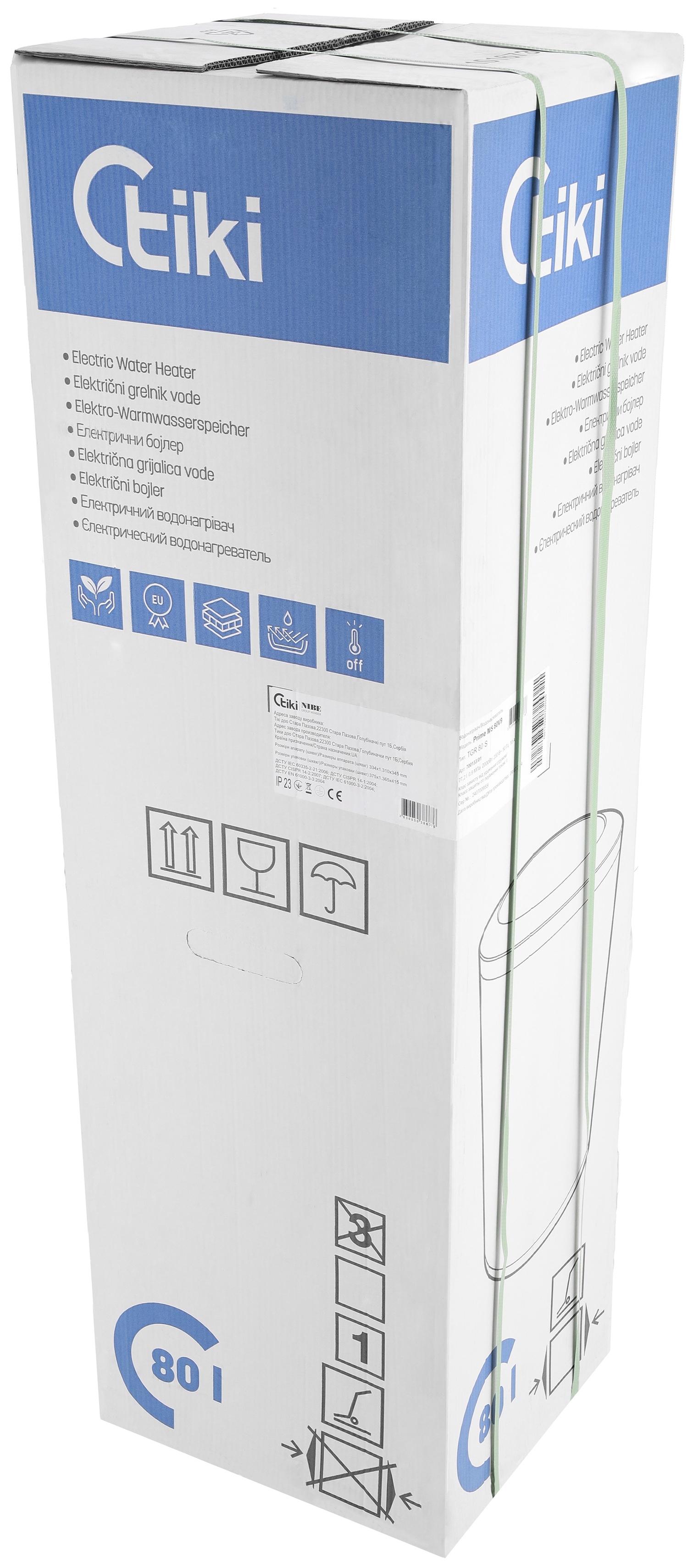 Водонагрівач Tiki Prime MS 80V9 (TGR 80 S) (6863797) Водонагрівач Tiki Prime MS 80V9 (TGR 80 S) (6863797)