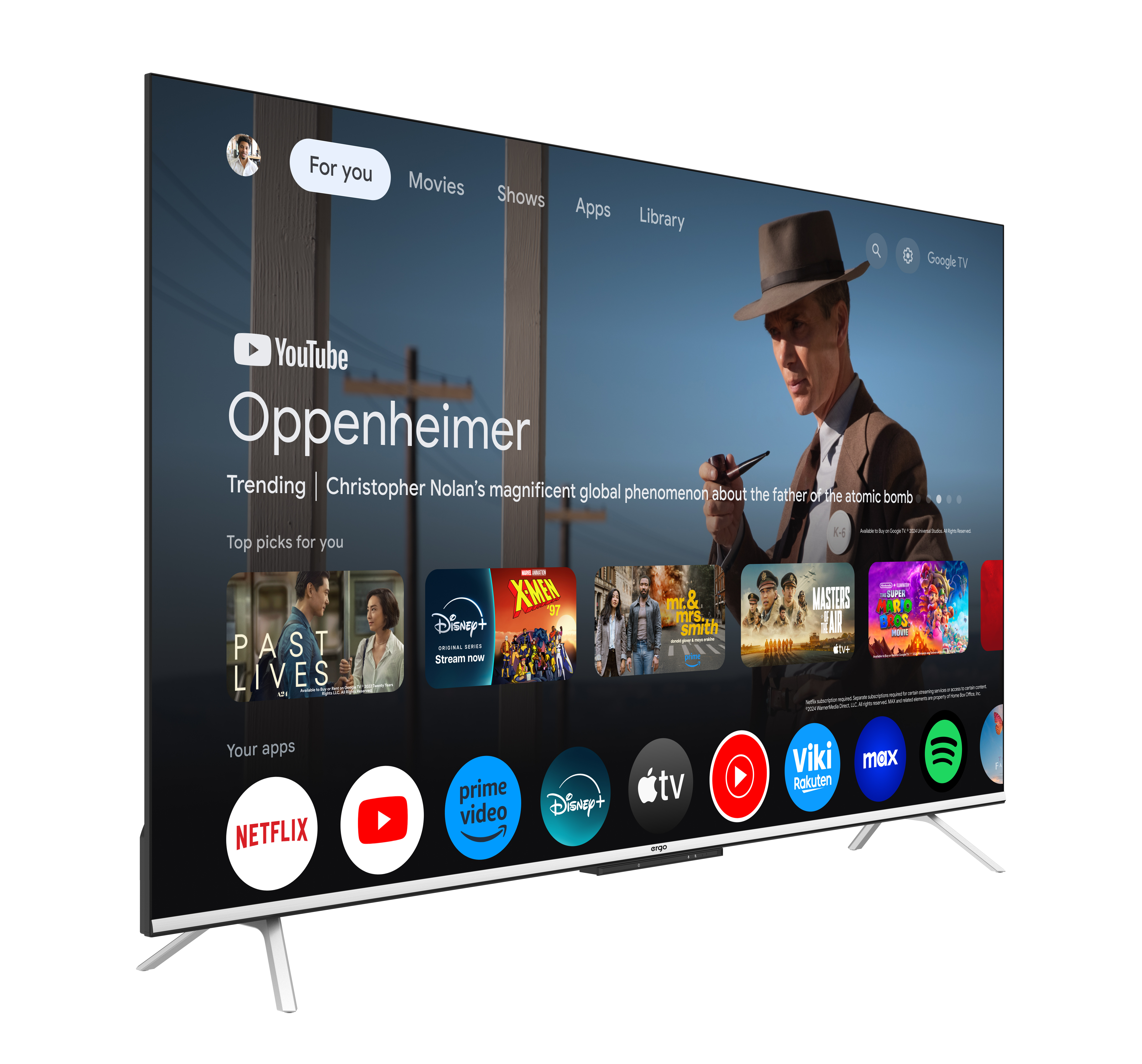 Телевізор ERGO QLED+ 55JUQ85 (6996982)