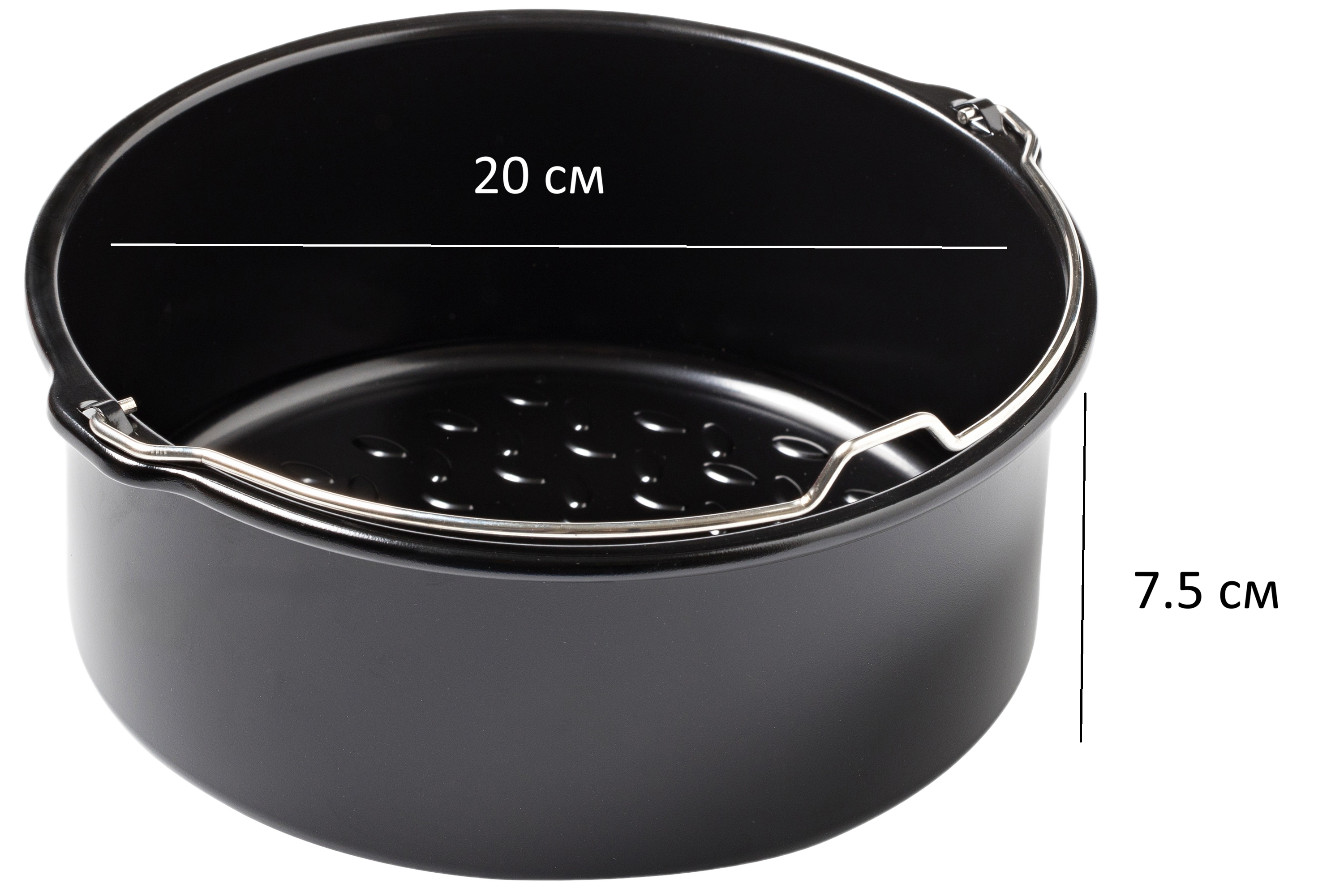 Форма для запікання Pyrex AirFryer, 20x19x7.5 см (1.6 л) (7263054)