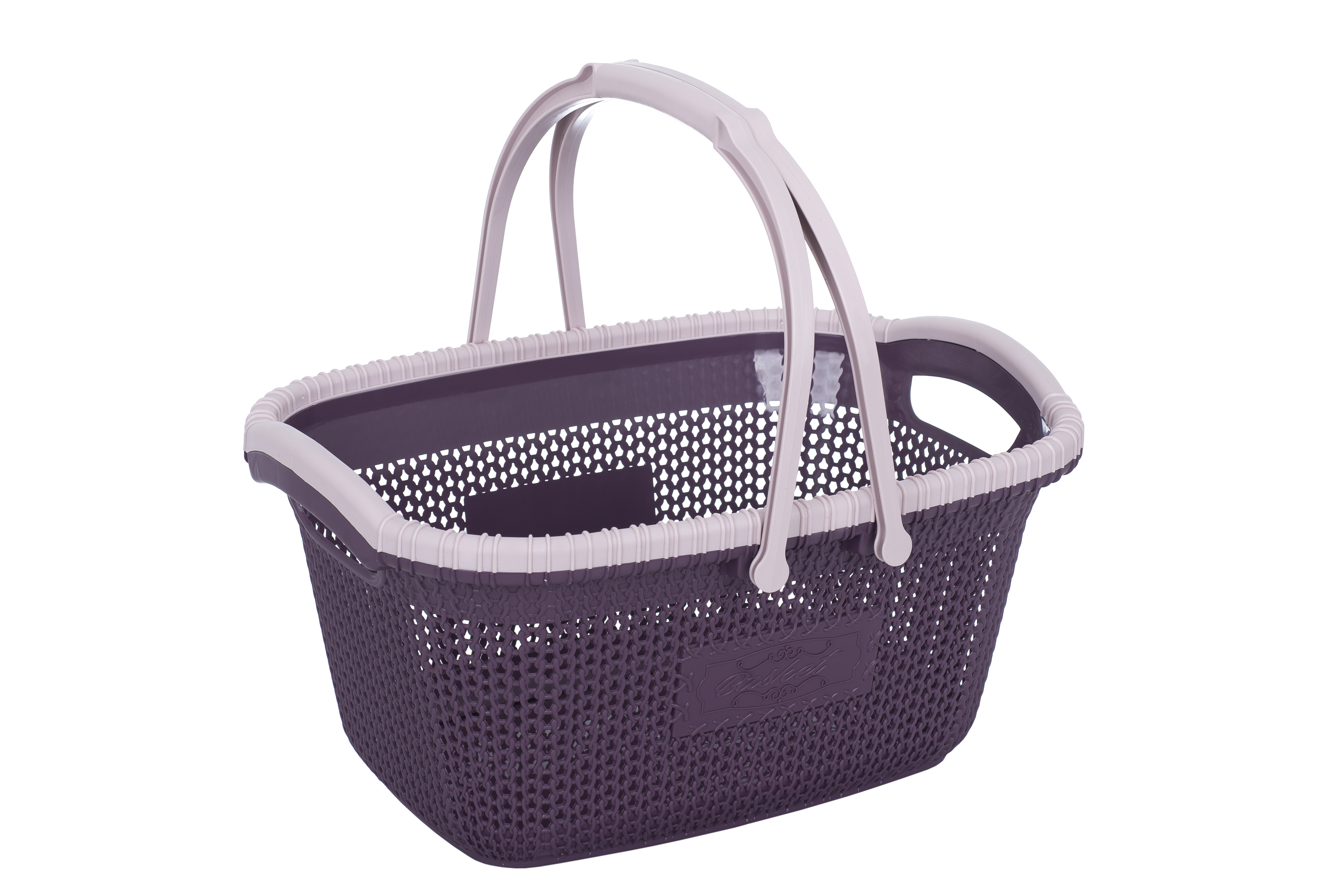 Корзина для білизни з ручками VIOLET HOUSE PLUM Віолетта (6481516)