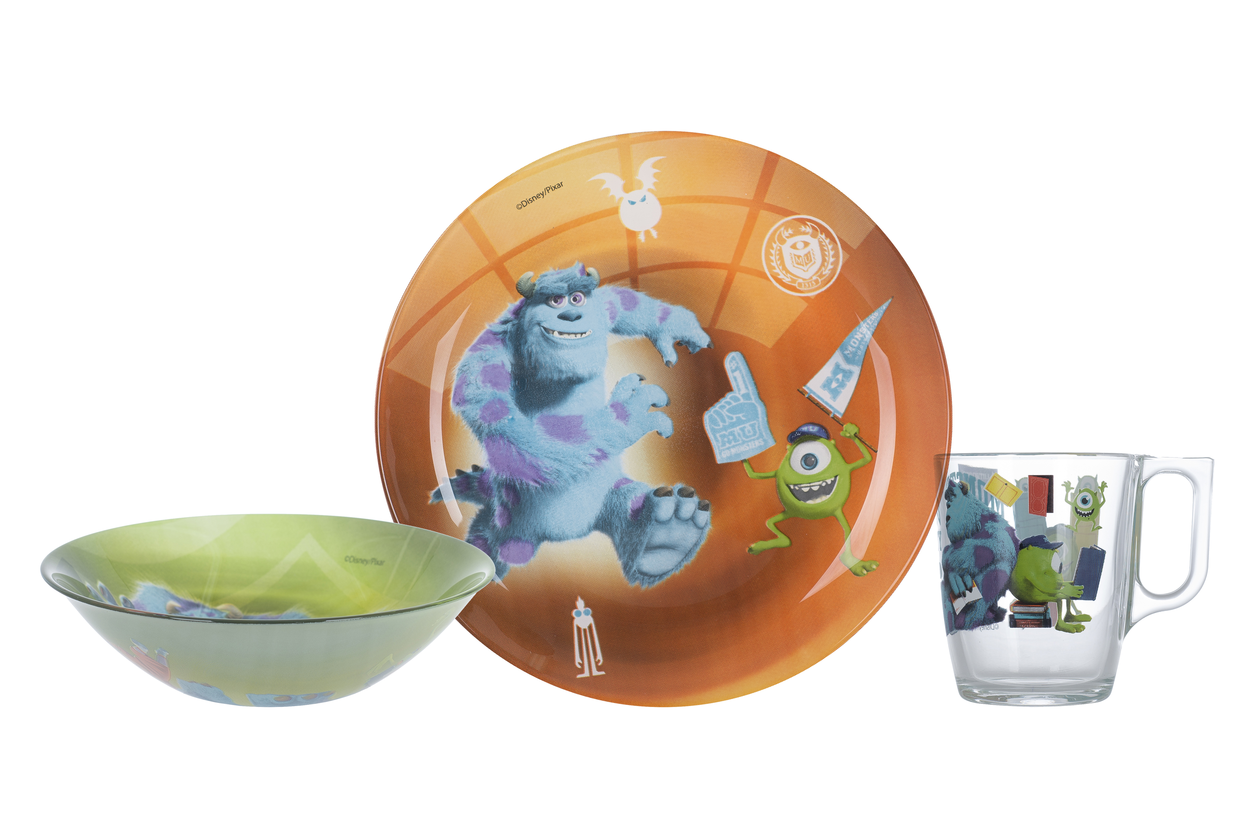 Набір дитячий Luminarc Disney Monsters, 3 предмети (6517359)