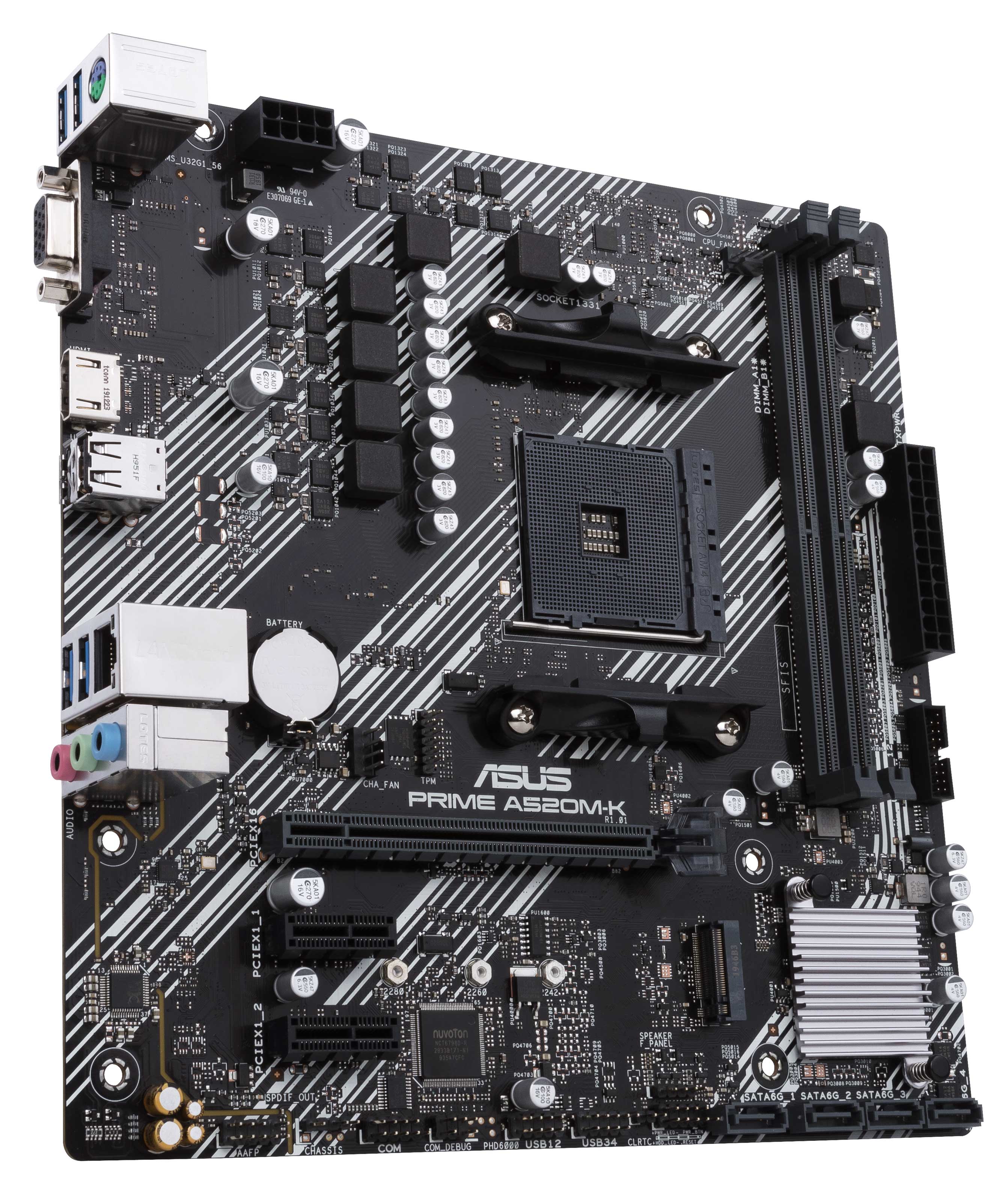 Материнська плата Asus Prime A520M-K (sAM4, AMD A520) mATX (6618096)
