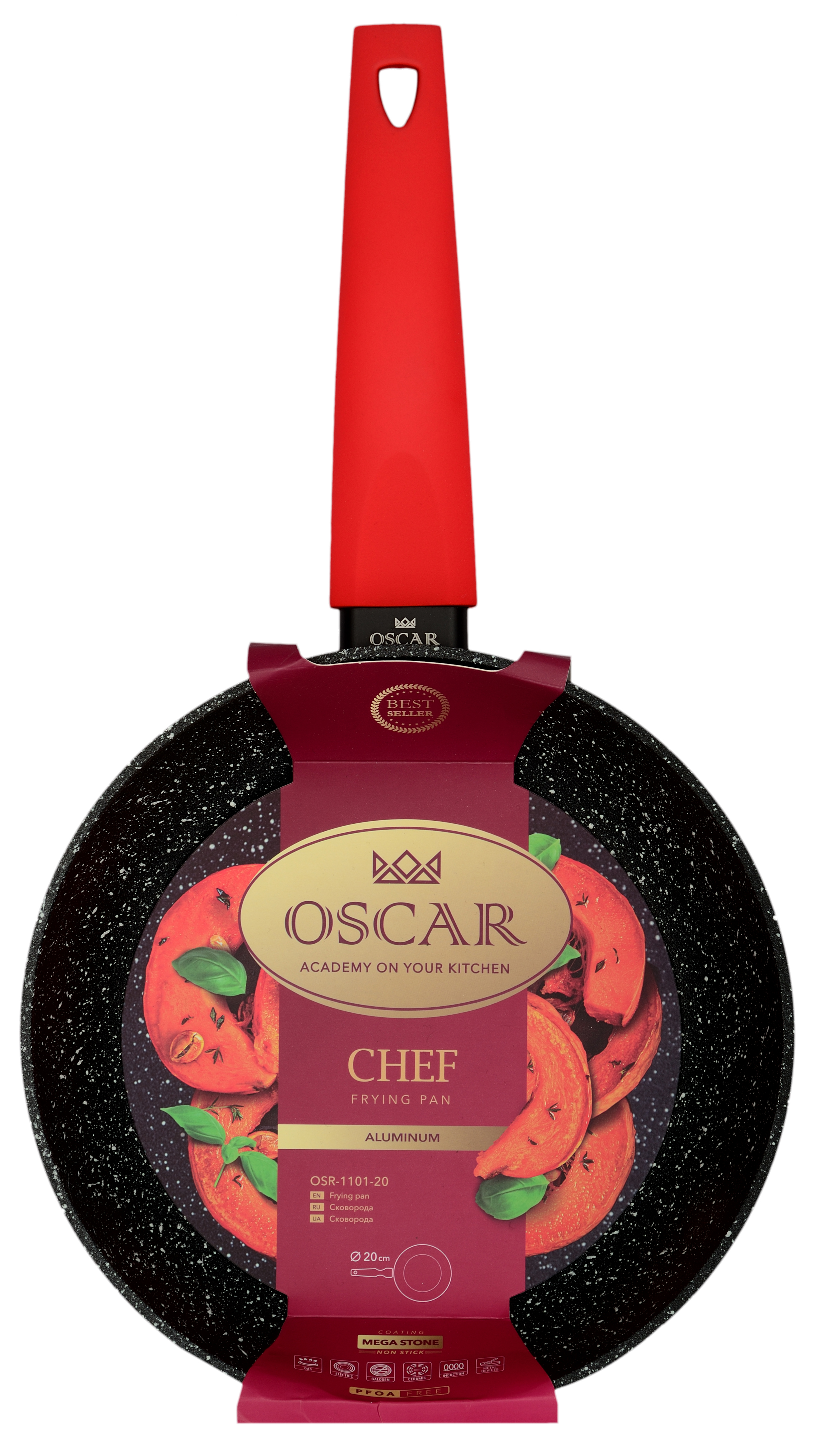 Сковорода Oscar Chef, 20 см (6638044)