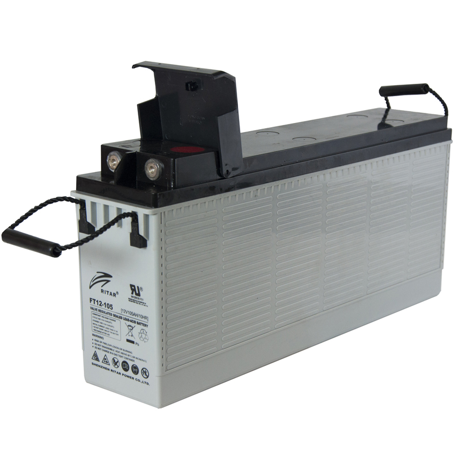 Акумуляторна батарея GEL RITAR FT12-105G, Gray Case, 12V 105.0Ah ( 508 х 111 х 236 ) Q1/24 (Y-4235)