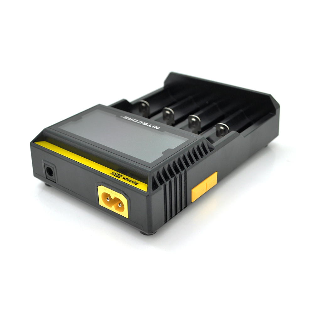 Зарядний пристрій універсальний Nitecore Digicharger D4, 4 канали, LCD дисплей, підтримує Li-ion, Ni-MH та Ni-Cd AA (R6), ААA (R03), AAAA, С (R14) (Y-9000)