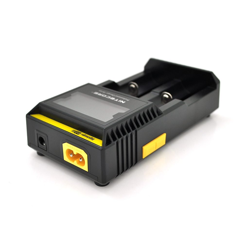 Зарядний пристрій універсальний Nitecore Digicharger D2, 2 канали, LCD дисплей, підтримує Li-ion, Ni-MH та Ni-Cd AA (R6), ААA (R03), AAAA, С (R14) (Y-9001)