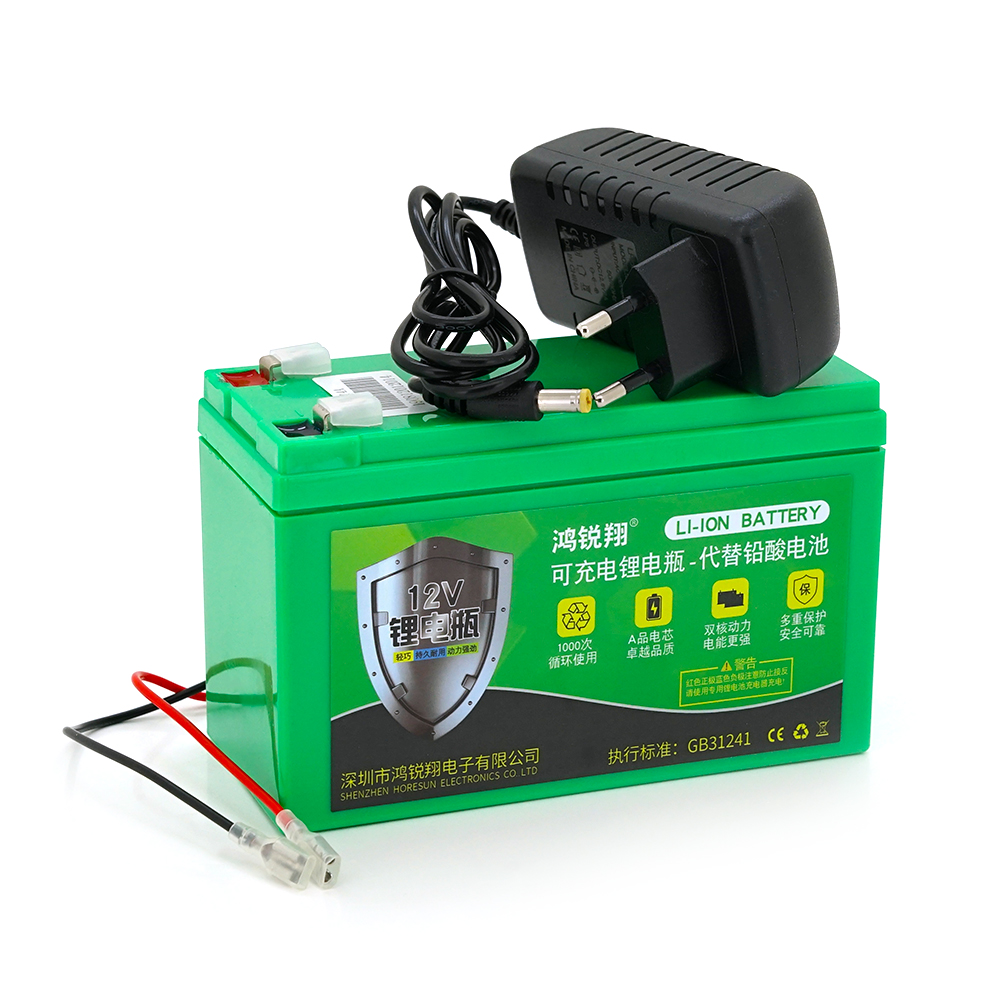 Аккумуляторна батарея літієва 12 V 14A с елементами Li-ion 18650 (150X65X94) вага 966 грамм + зарядний пристрій 12,6V 2A (Y-9454)