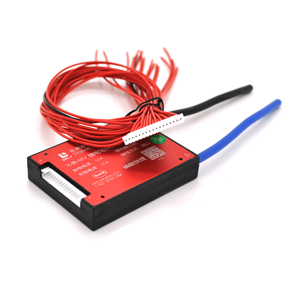 BMS плата DaLy LiFePO4 48V 16S 25/50A (Y-14100)