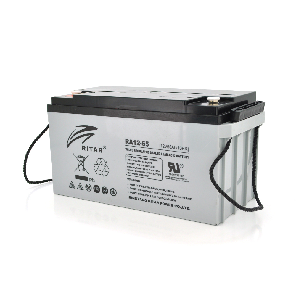 Акумуляторна батарея AGM RITAR RA12-65, Gray Case, 12V 65.0Ah (350 x 167 x 182) (Y-16316)
