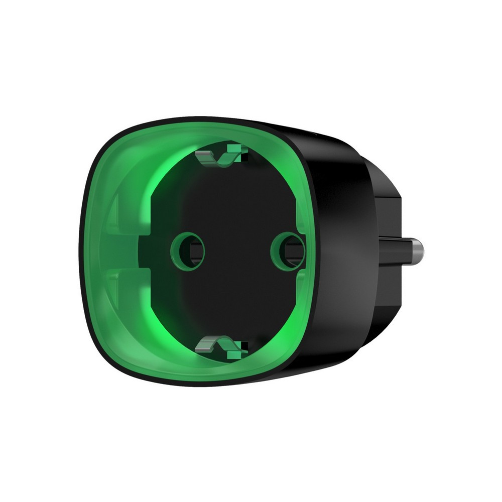Радіокерована розумна розетка з лічильником енергоспоживання Ajax Socket black (Y-18883)