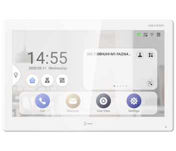 10' IP Android відеодомофон WIFI з пам'яттю Hikvision DS-KH9510-WTE1(B) (Y-19633)