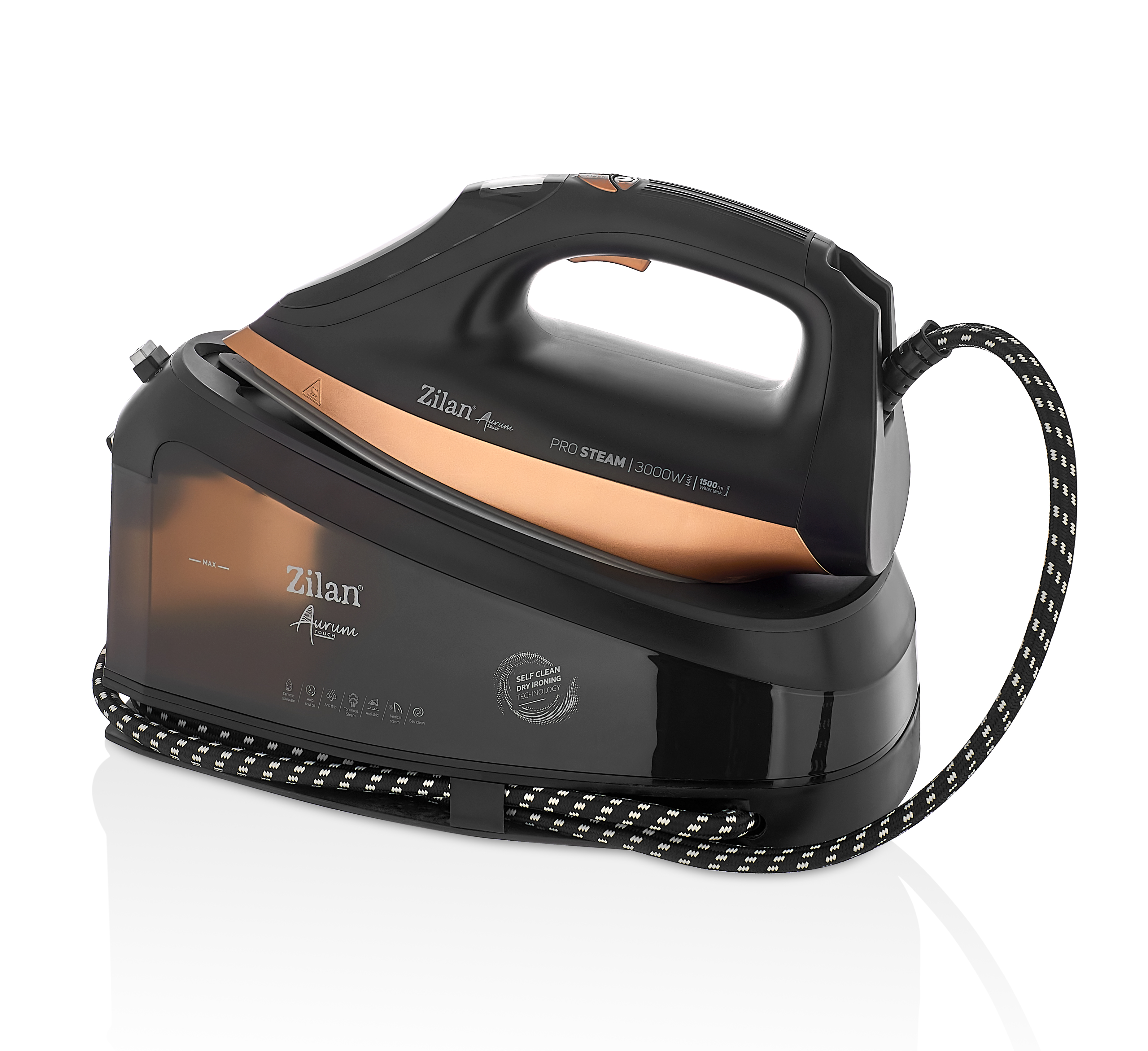 Праска з паровою станцією Zilan ZLN4261, 2000-3000W