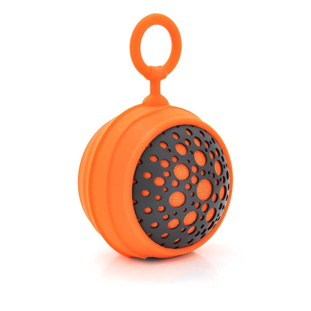 Колонки WAVE-110 Bluetooth 4.2, до 10m, 2х3W, 600mAh, ≥92dB, USB-micro, DC 5V, Black/Orange, BOX, Q20 (Y-20684)