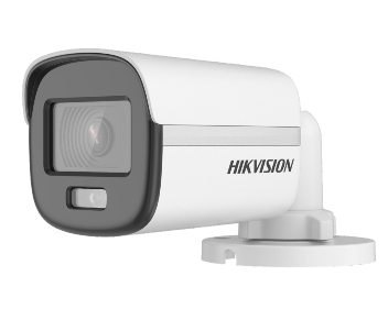 2Мп TVI / AHD / CVI / CVBS камера ColorVu c видимої підсвічуванням DS-2CE10DF0T-PF (2.8mm) (Y-22184)