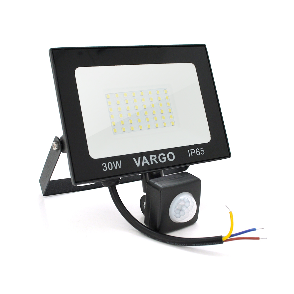 Прожектор LED c датчиком руху Vg-30W, IP65, 6500K, 2700Лм. Box (Y-23459)