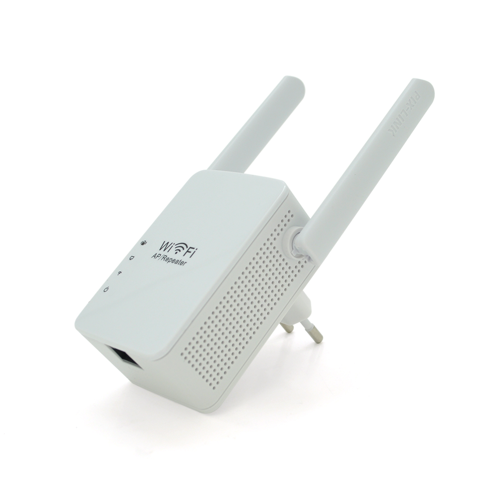 Підсилювач WiFi сигналу з 2-ма антенами LV-WR13, живлення 220V, 300Mbps, IEEE 802.11b/g/n, 2.4-2.4835GHz, BOX (Y-27917)