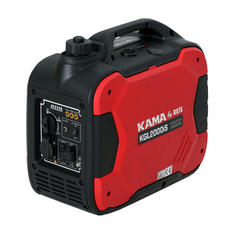 Генератор інверторний бензиновий KGL2000iS, однофазний 230V, 50Hz, 2KVA, об'єм 4л (Y-28041)