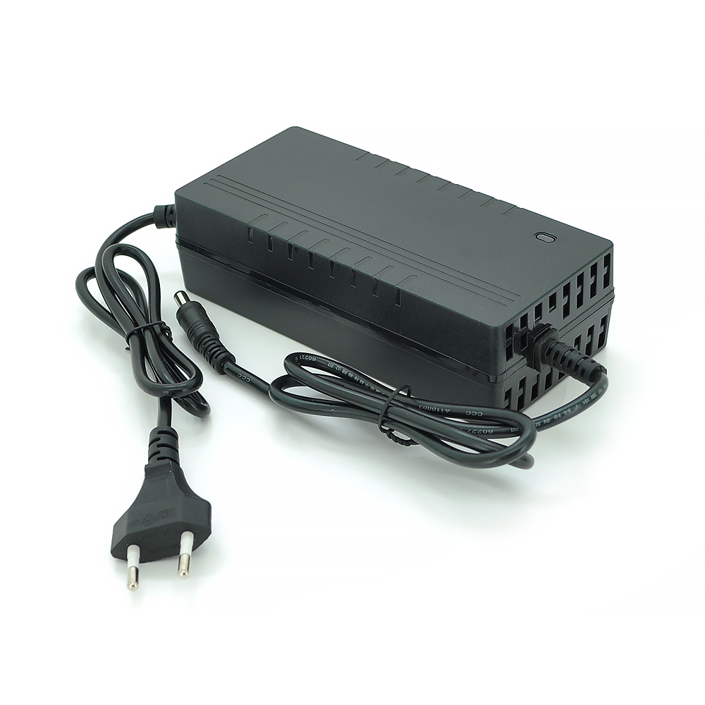 Зарядний пристрій для акумуляторів LiFePo4 48V(58,4V),16S,3A,штекер 5.5*2.5,з індикацією,BOX (Y-28356)