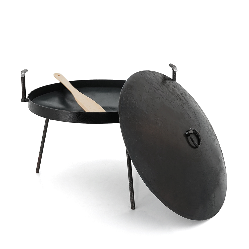 Сковорода з диска борони SHOP PAN 30см+кришка (Y-30695)