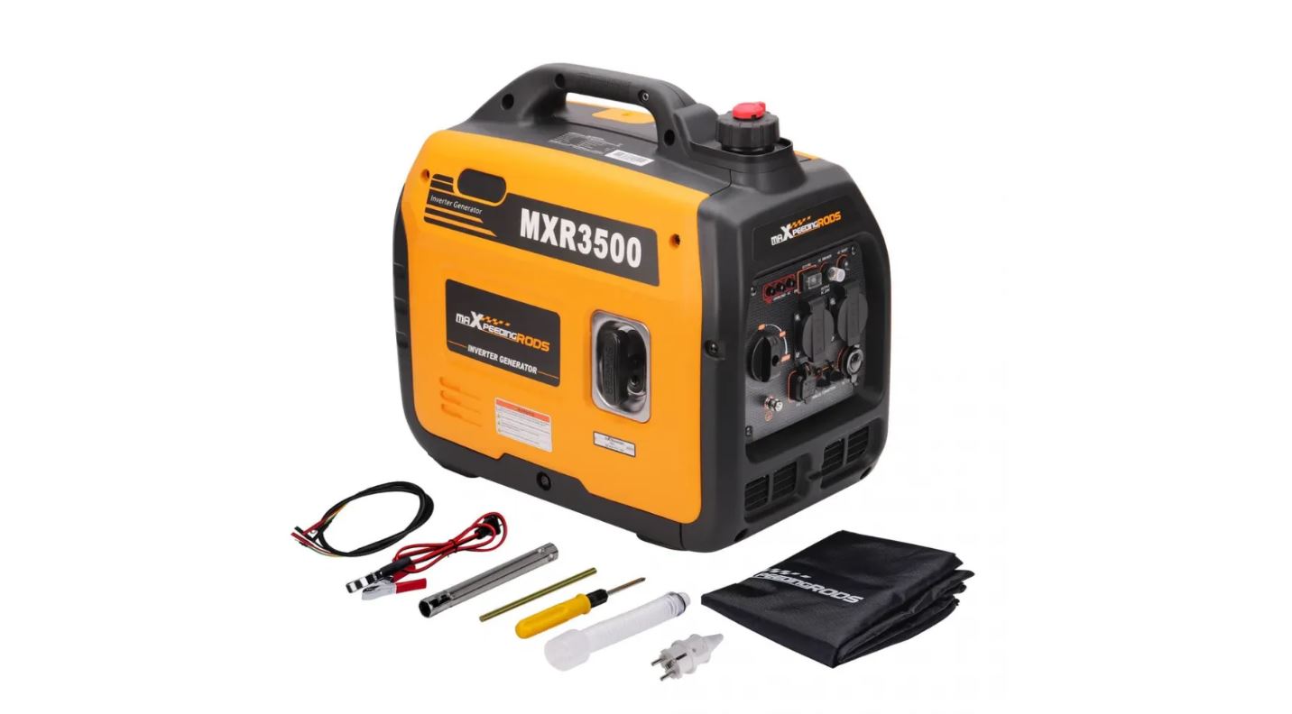 Генератор інверторний БЕНЗИНОВИЙ MXR3500 (3 kW), однофазний, 220V, 50Hz, об'єм бака 4л, ручний запуск (Y-33384)
