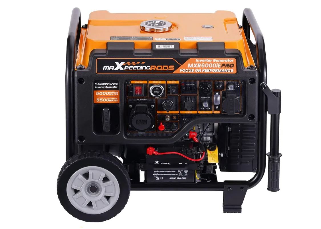 PETROL inverter generator MXR6000 (5.5kW), single-phase, 220V, 50Hz, tank volume 14.5l, electric starter (Y-33386)