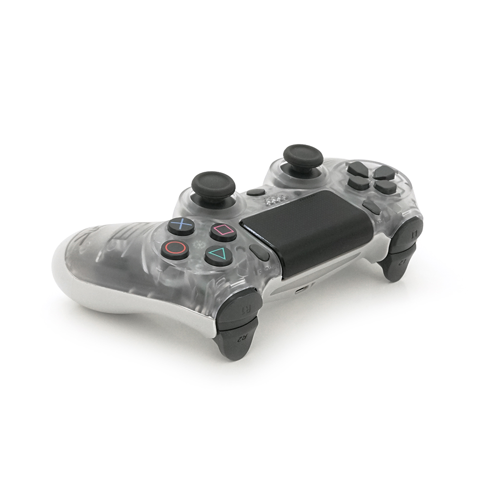 Геймпад Brazzers бездротовий для PS4 Wireless DUALSHOCK 4, роз'єм для навушників, LED light bar, Transparent gray, 3.7V, 600mAh, Blister-box (Y-35947)