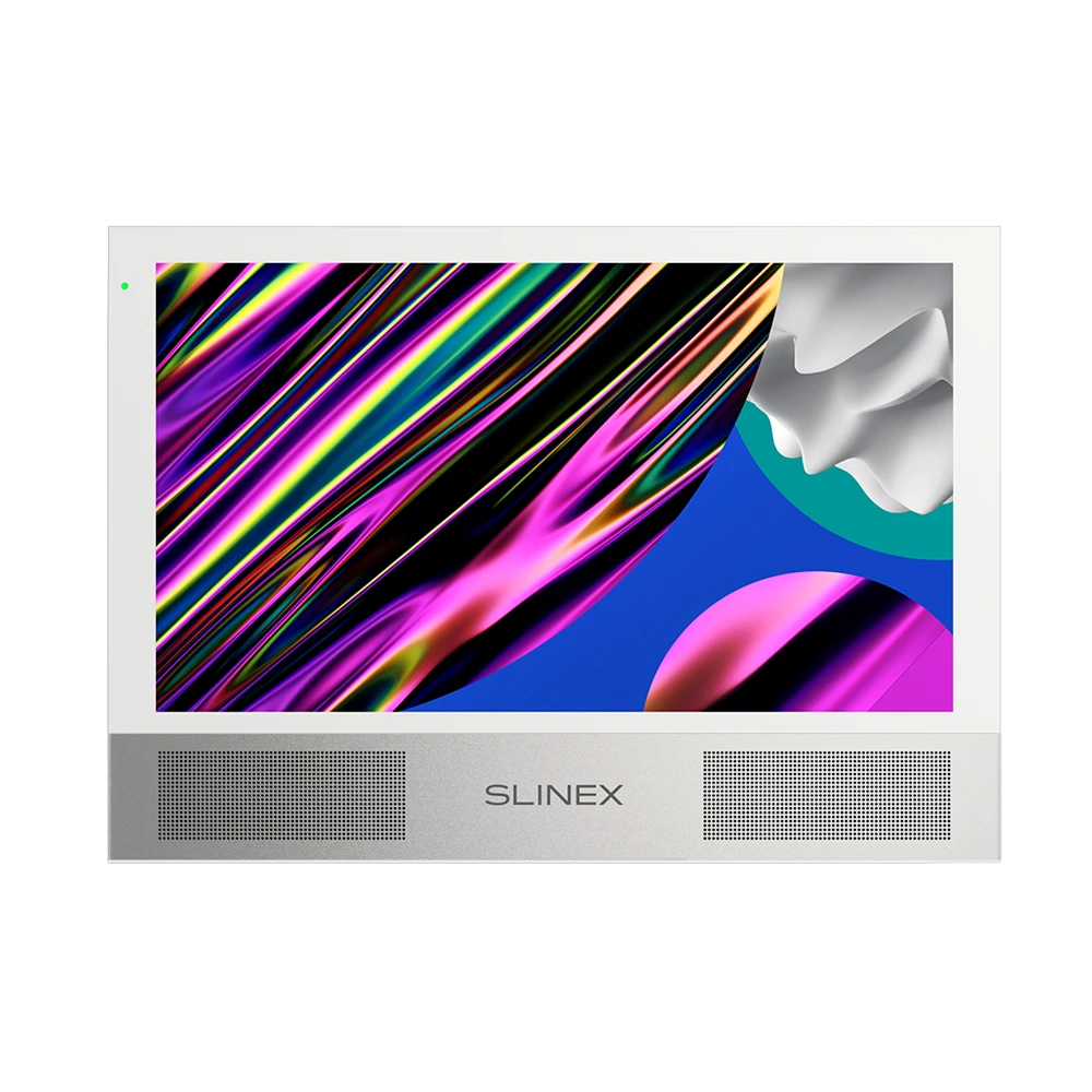 AHD відеодомофон Slinex Sonik 7 (white), 7” сенсорний IPS екран, запис руху, слот microSD, 176×133×20 мм (Y-36570)