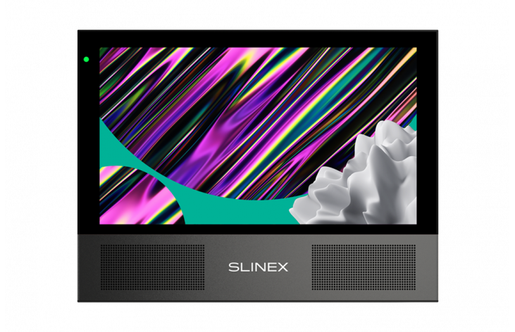 AHD відеодомофон Slinex Sonik 7 (black), 7” сенсорний IPS екран, запис руху, слот microSD, 176×133×20 мм (Y-36571)
