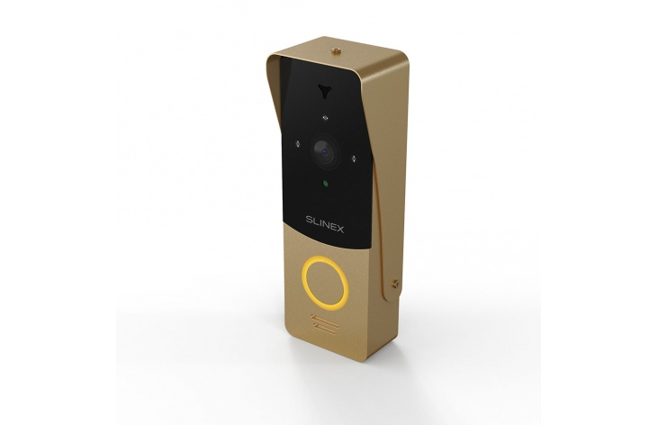 AHD панель виклику Slinex ML-20HD (black/gold), 2 Мп, кут огляду 115°, 45×130×24 мм (Y-36674)